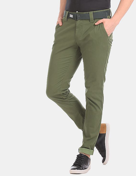 tommy hilfiger green chinos