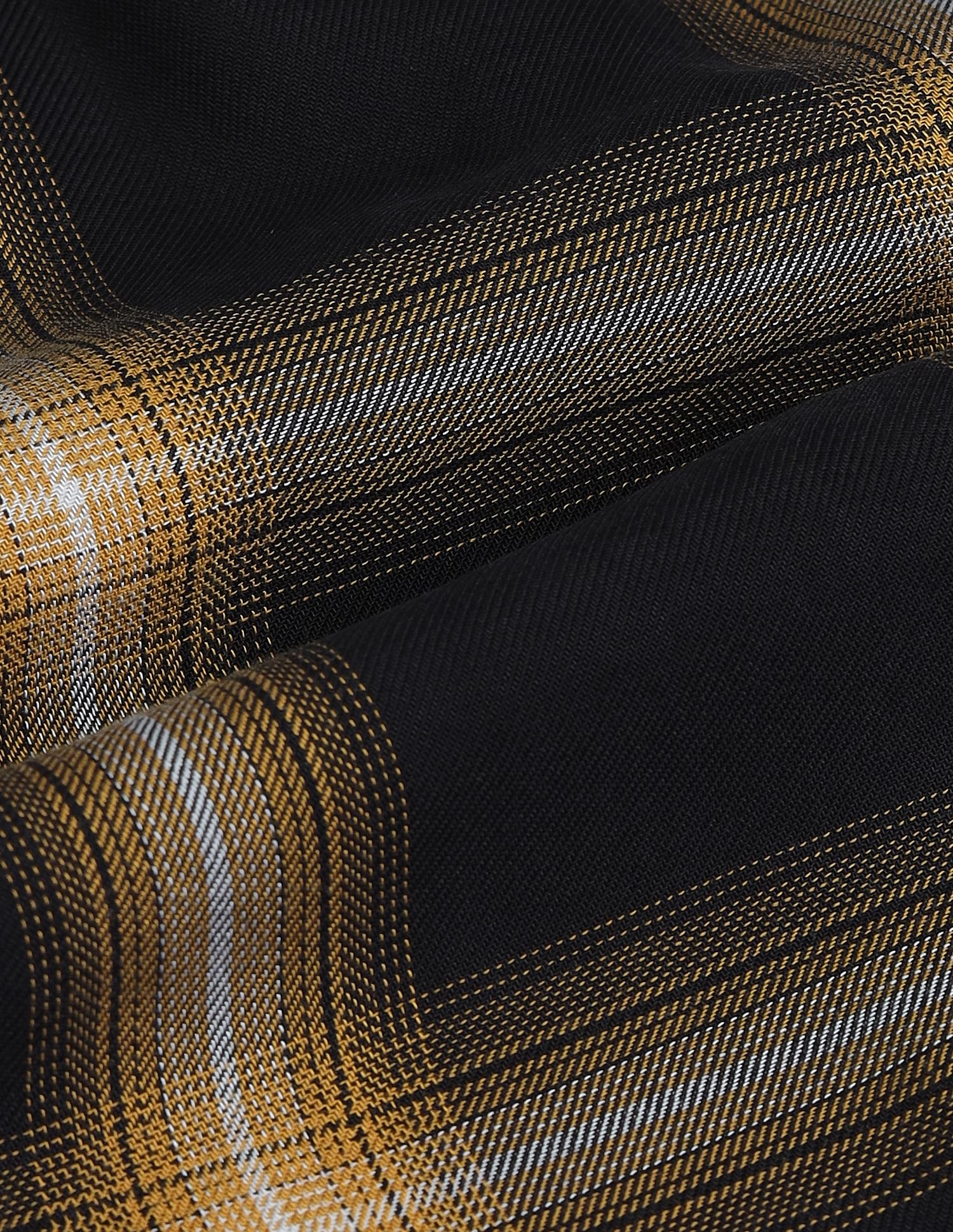 Flying Machine Grid Tattersall Checked Twill Shirt