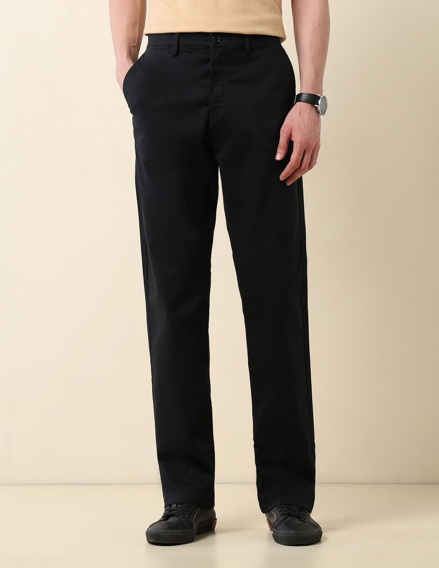 U.S. Polo Assn. Riley Straight Fit Dobby Weave Trousers