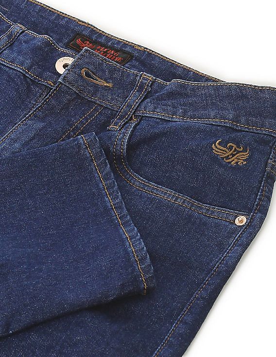 Flying Machine Michael Slim Tapered Fit Mid Rise Jeans