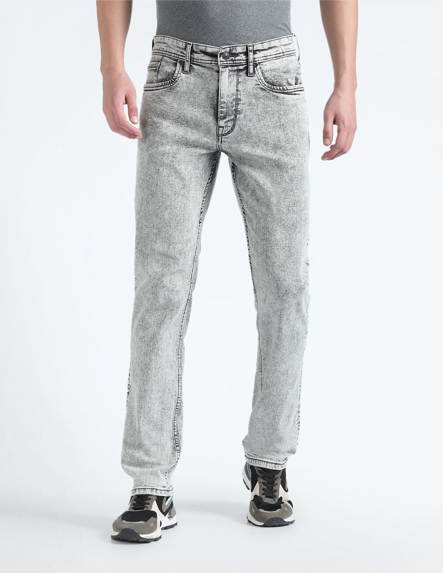 Flying Machine Freddie Slim Straight Fit Jeans