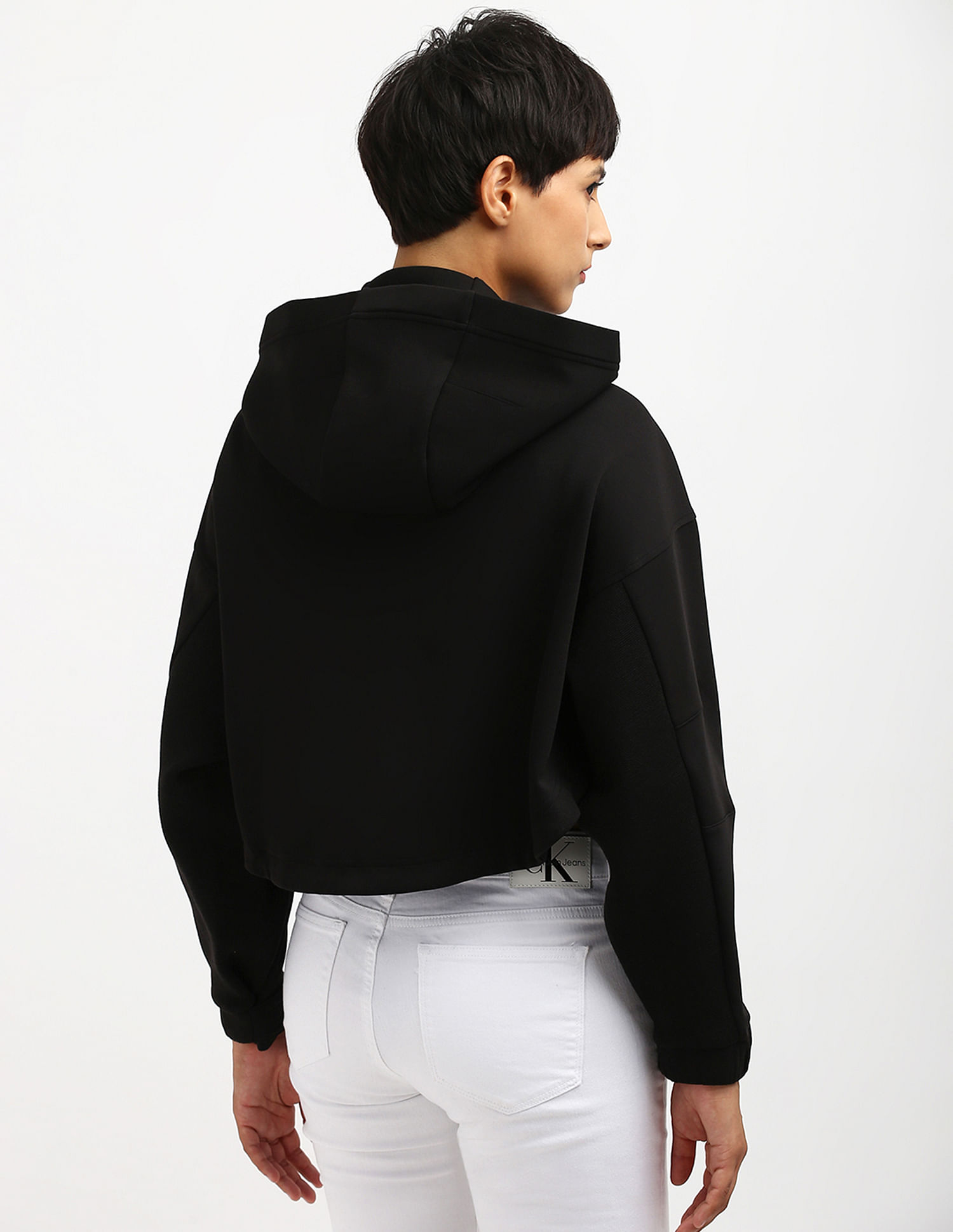 Calvin Klein Double Knit Hooded Sweatshirt
