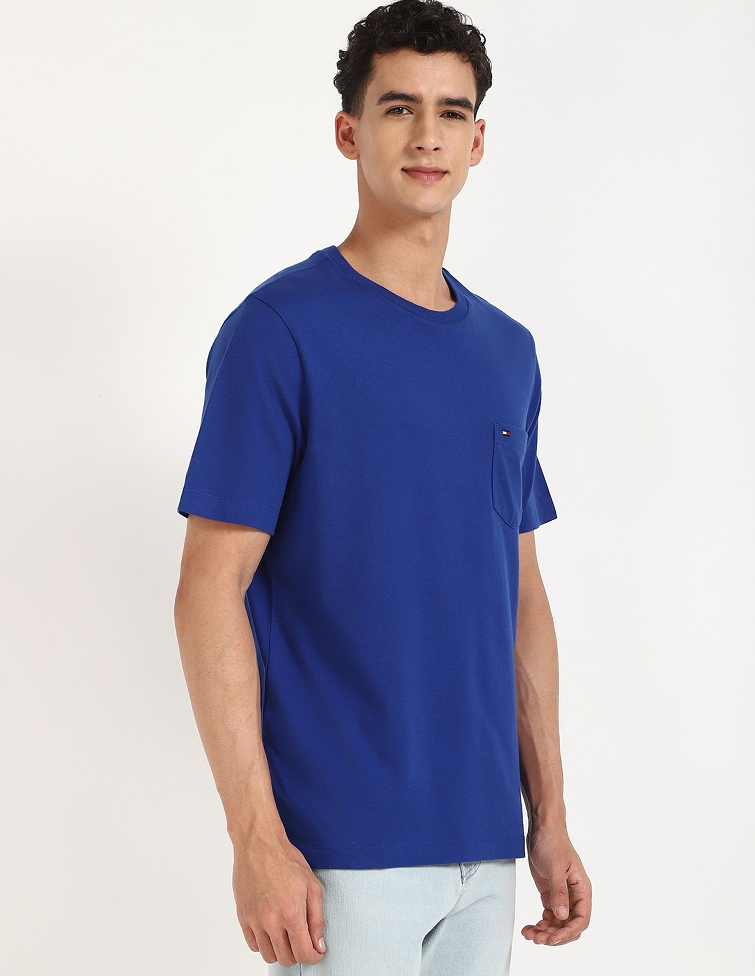 Tommy Hilfiger Solid Regular-Fit Cotton T-Shirt
