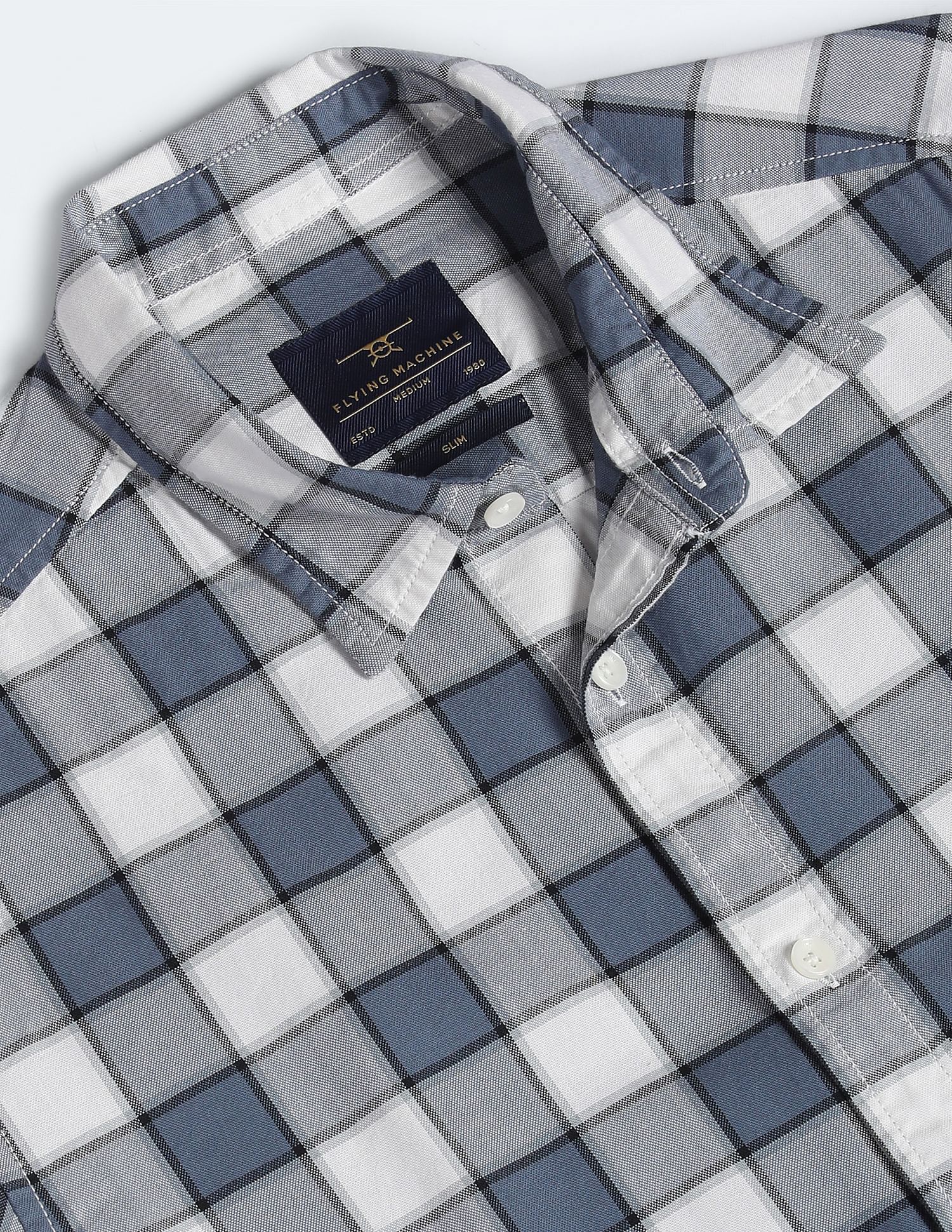 Flying Machine Buffalo Check Slim Fit Shirt