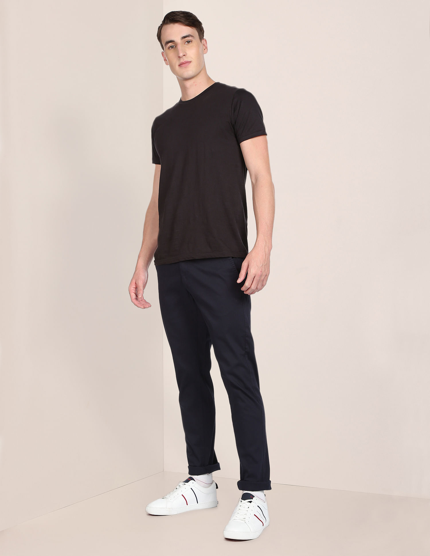 U.S. Polo Assn. Corduroy Solid Casual Trousers