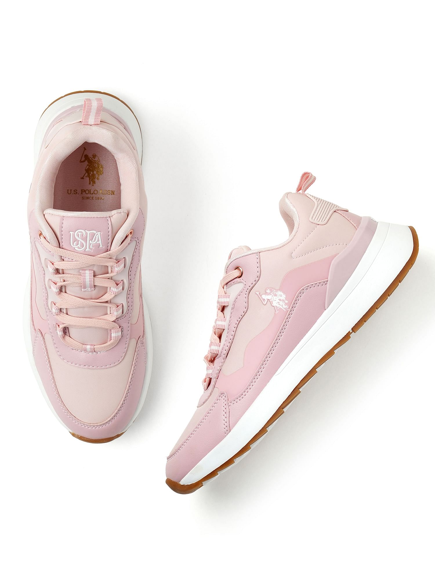 U.S. Polo Assn. Women Colour Block Cassey Sneakers