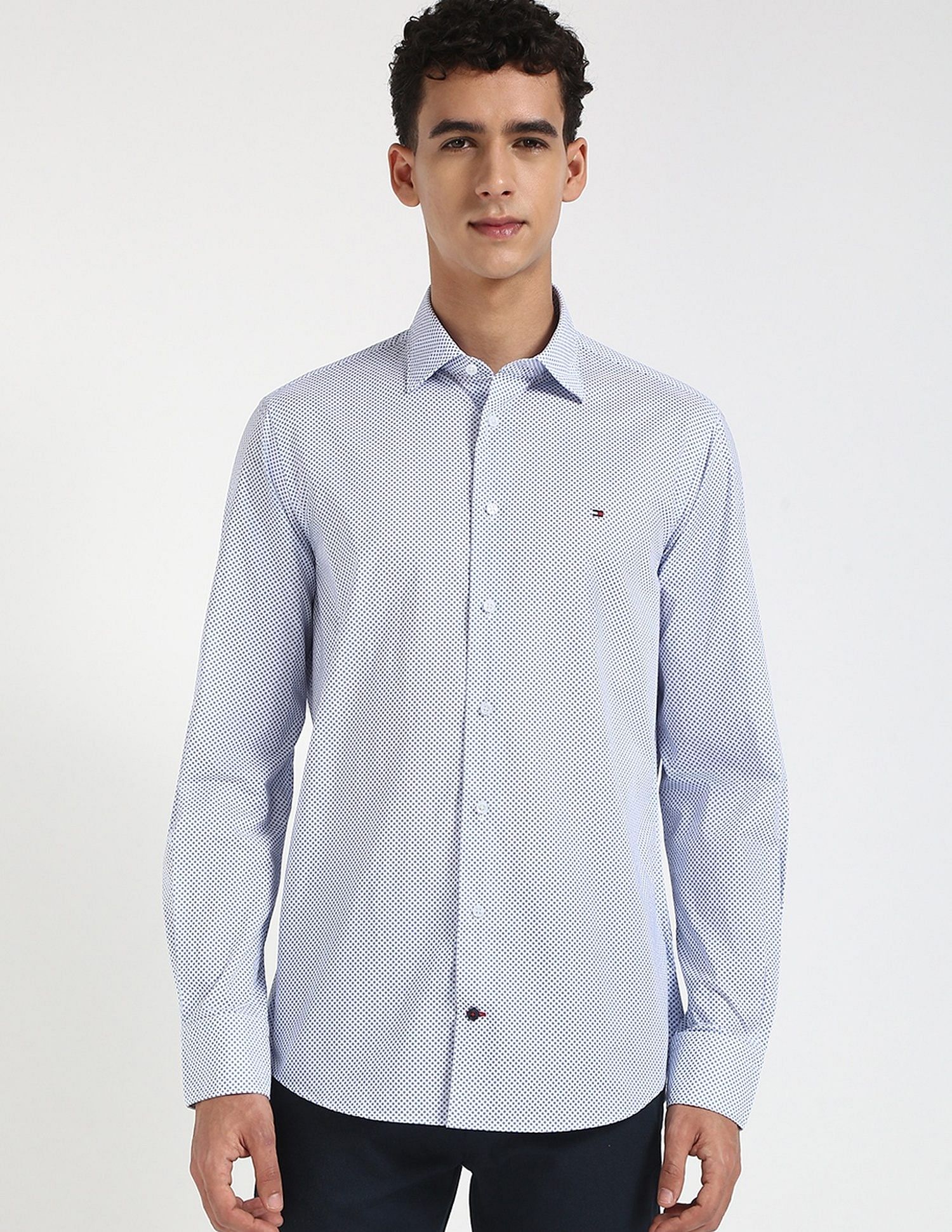 Tommy Hilfiger Printed Regular-Fit Woven Shirt