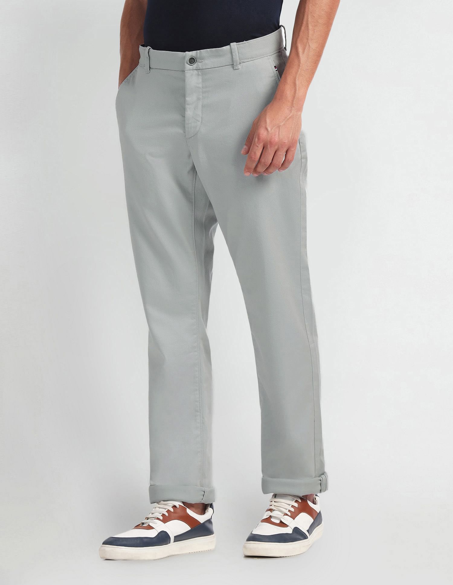 Arrow Sports Solid Autoflex Trousers