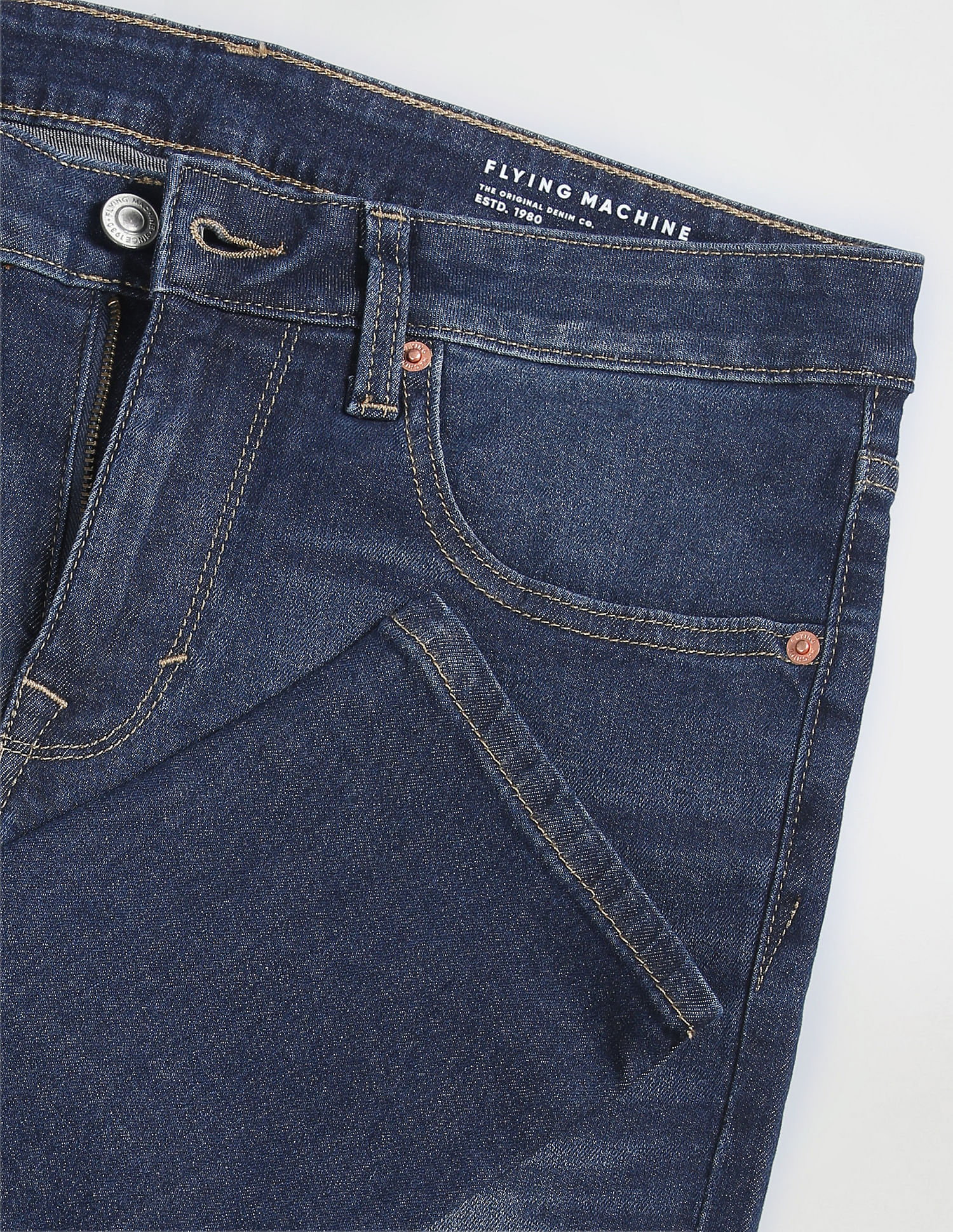 Flying Machine Jackson Super Skinny Fit Low Rise Jeans