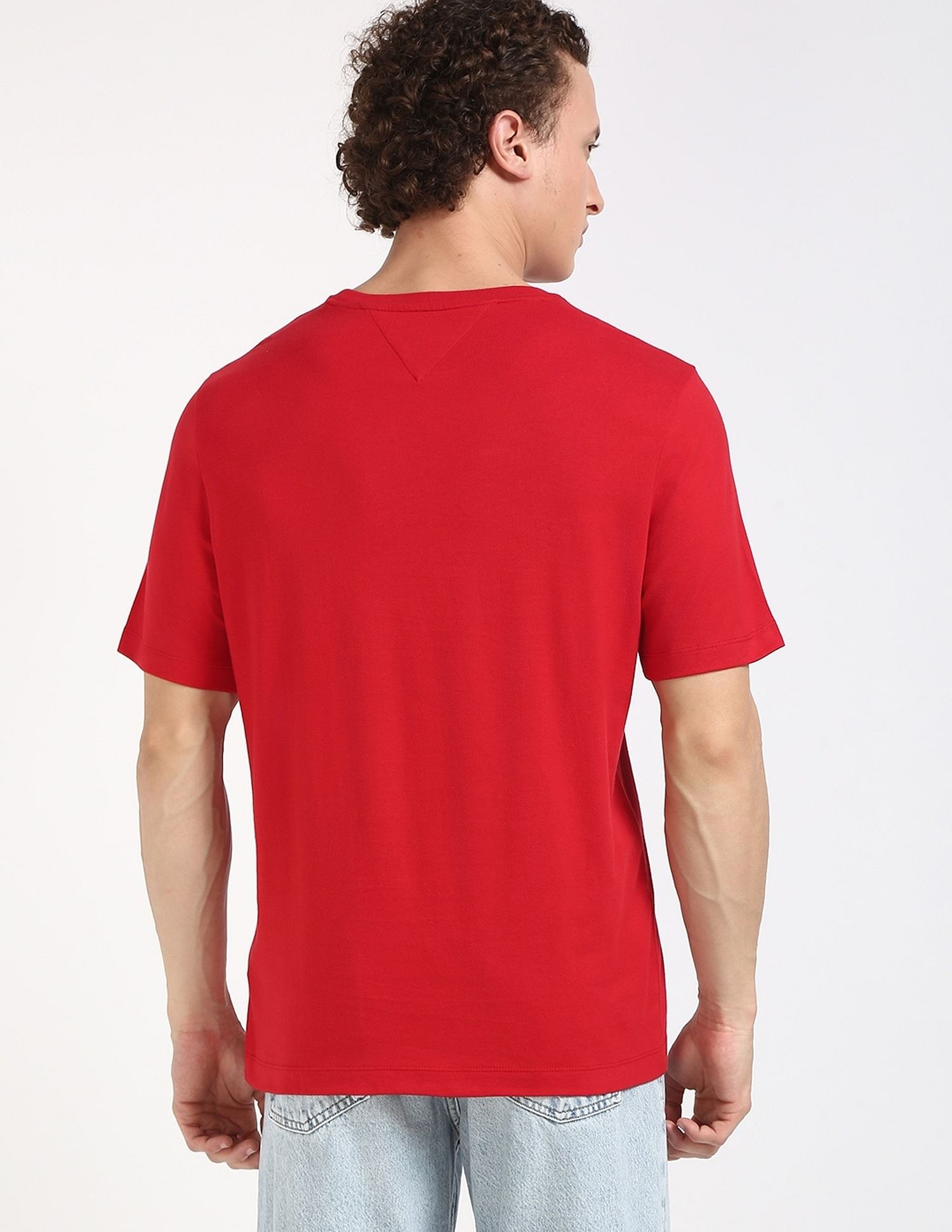 Tommy Hilfiger Solid Regular-Fit Cotton T-Shirt