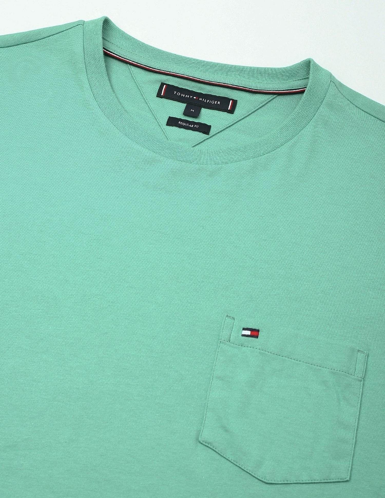 Tommy Hilfiger Solid Regular-Fit Cotton T-Shirt