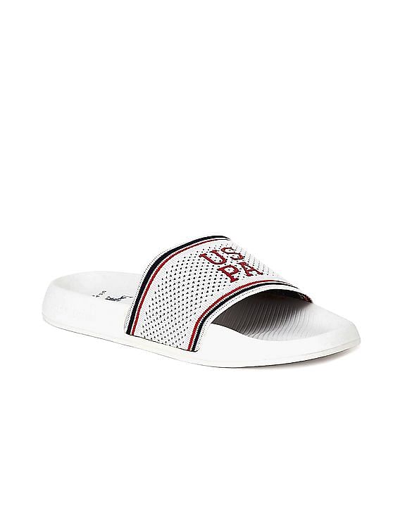 U.S. Polo Assn. Men Knit Upper Logo Breyton 3.0 Slides