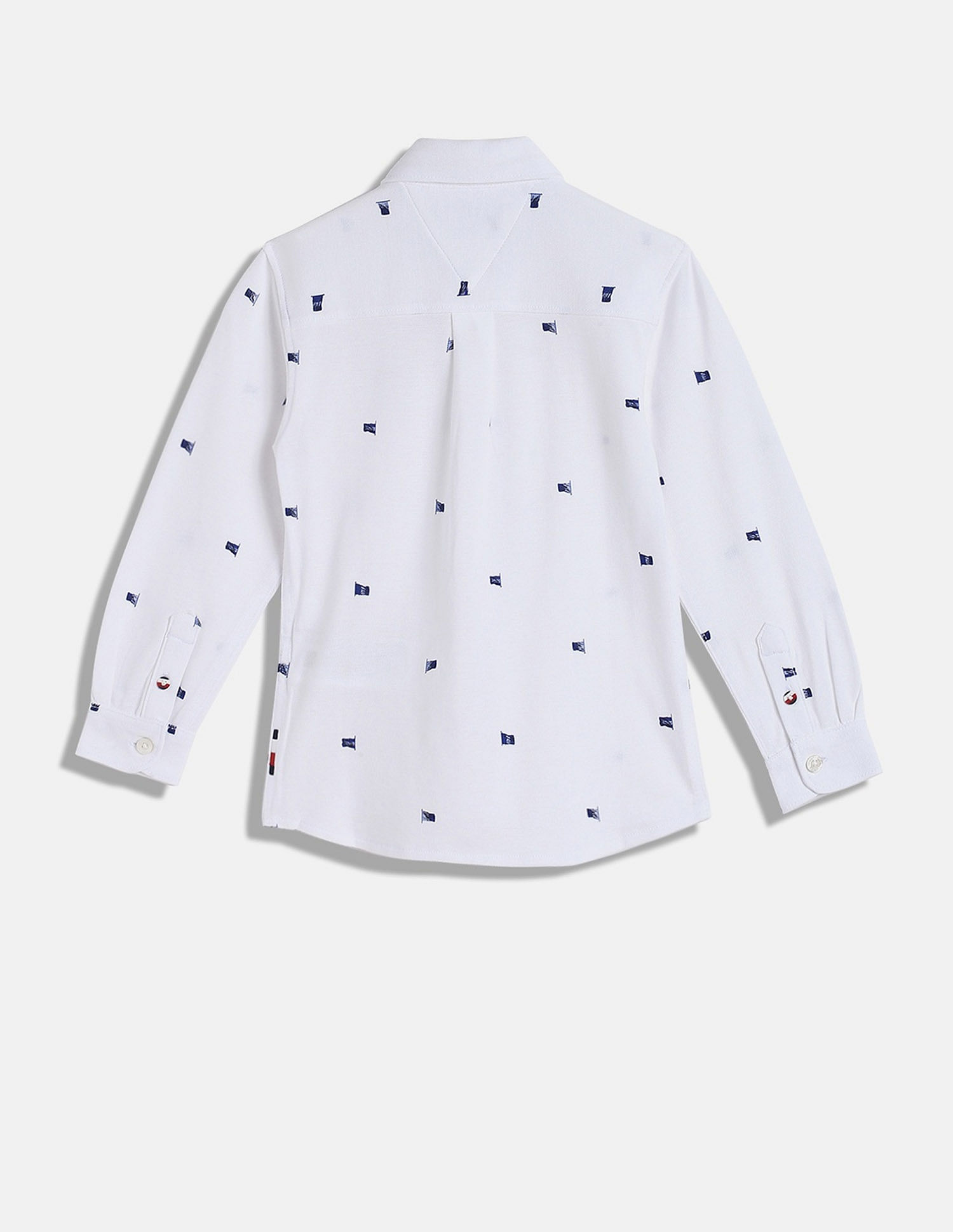 Tommy Hilfiger Kids Boys Printed Regular-Fit Cotton Shirt