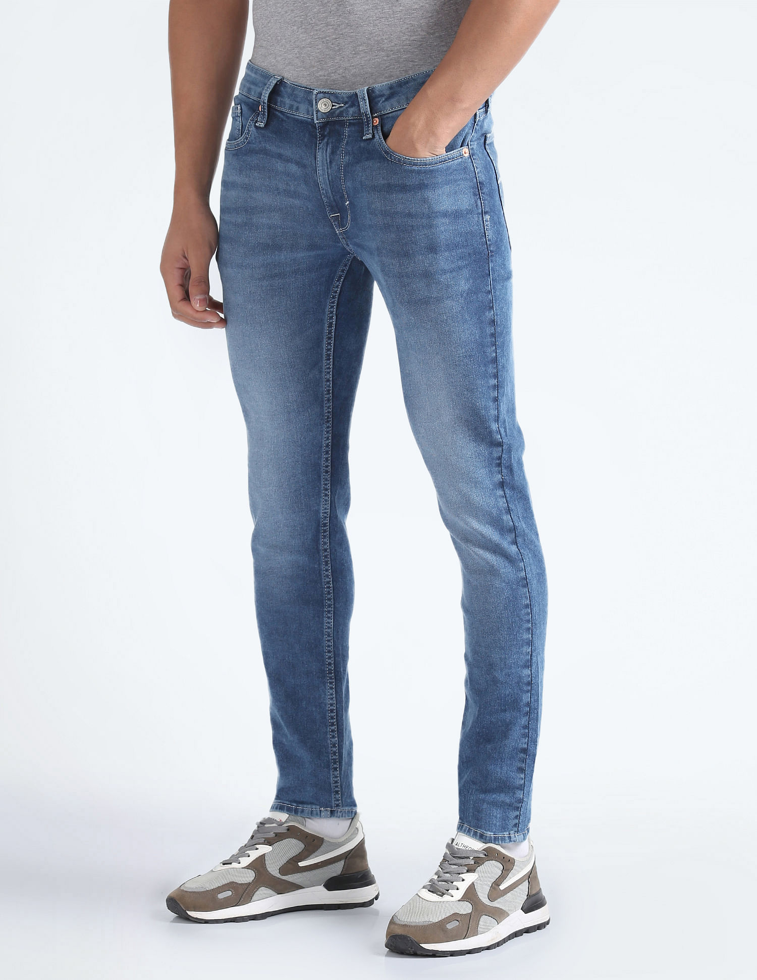 Flying Machine Jackson Super Skinny Fit Low Rise Jeans