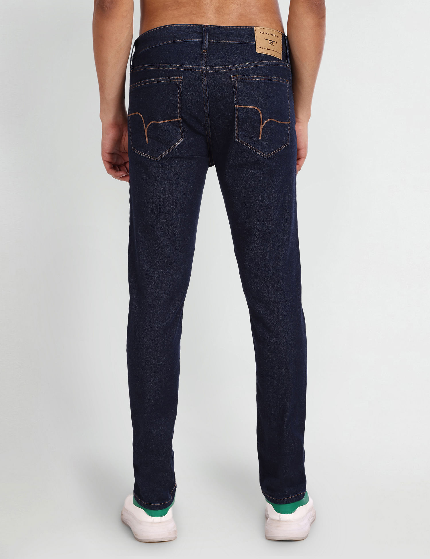 Flying Machine Mid Rise Michael Slim Tapered Fit Jeans