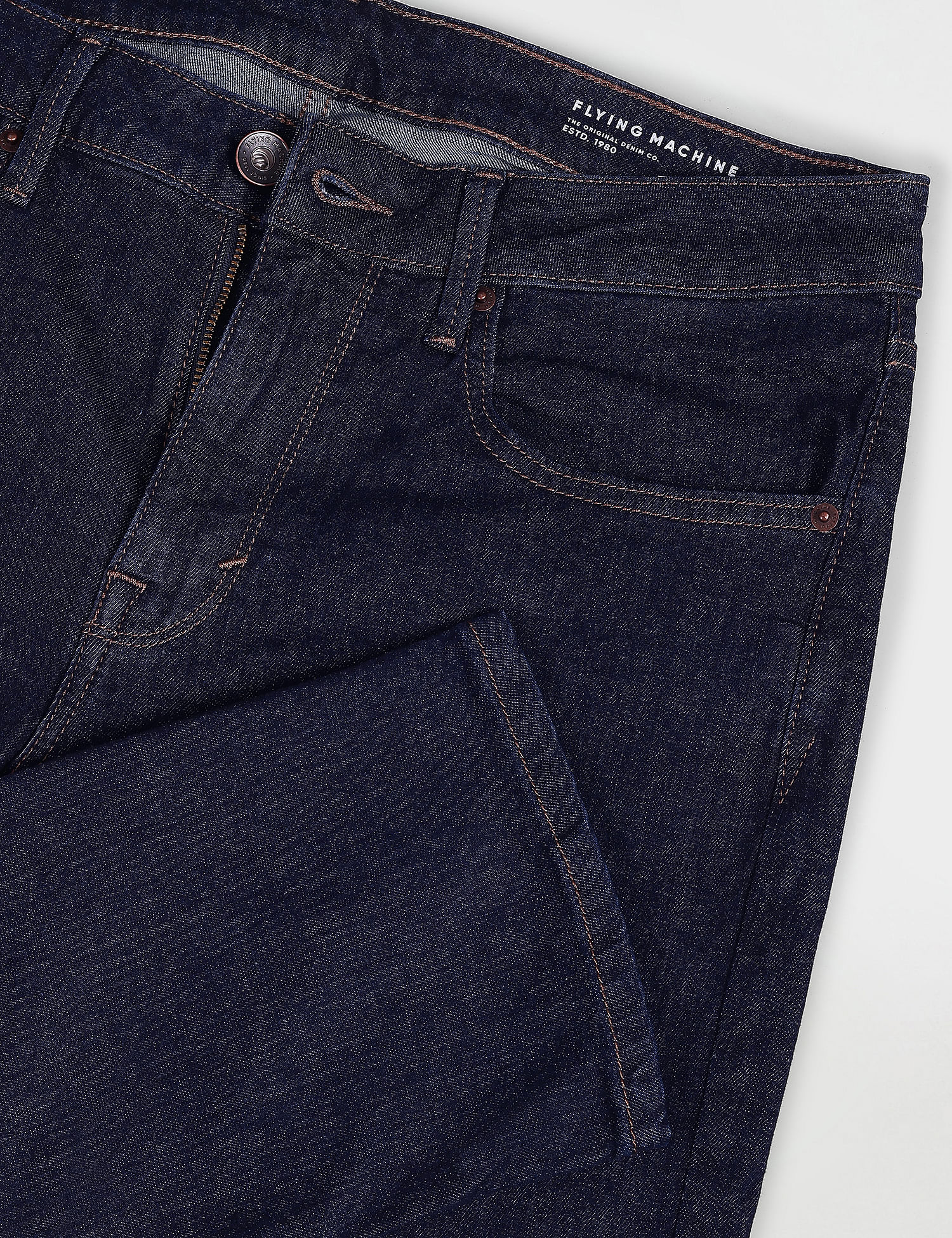Flying Machine Mid Rise Michael Slim Tapered Fit Jeans