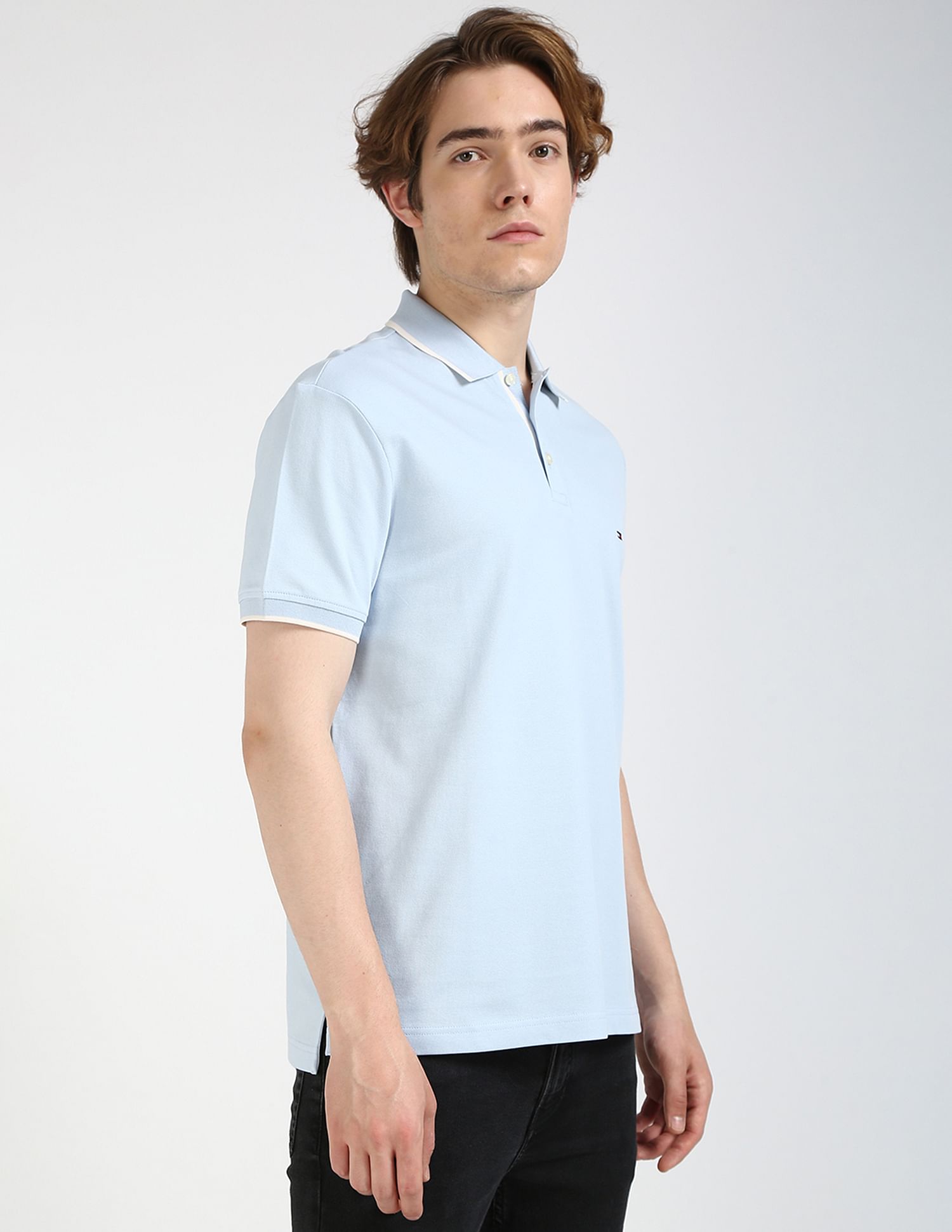 Tommy Hilfiger Regular Fit Solid Polo Shirt