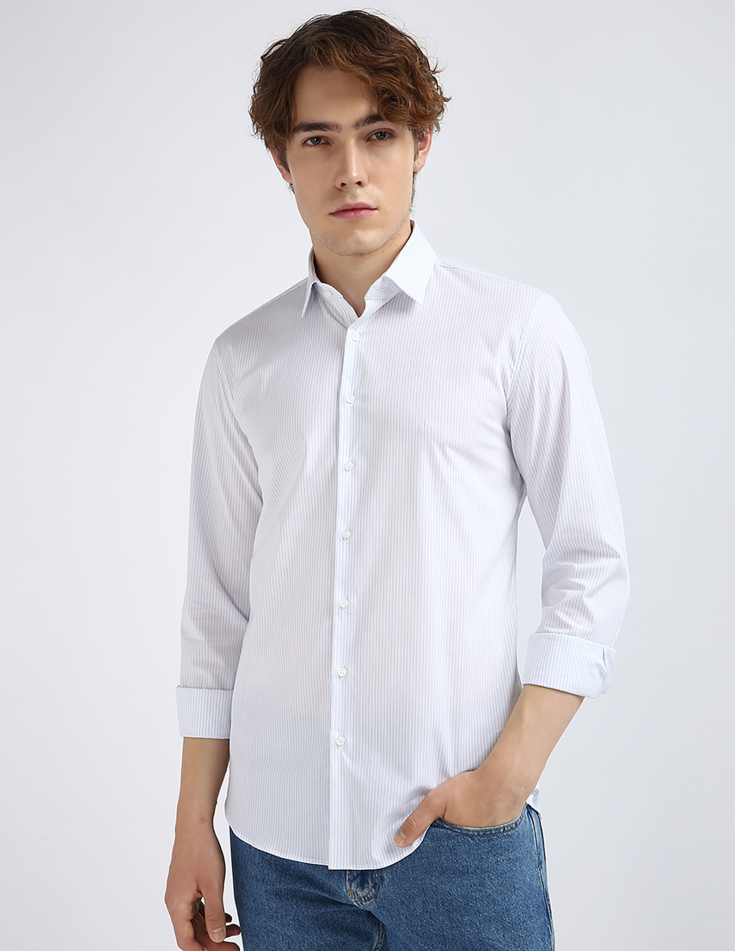 Calvin Klein Jeans Iron Pattern Slim Fit Shirt