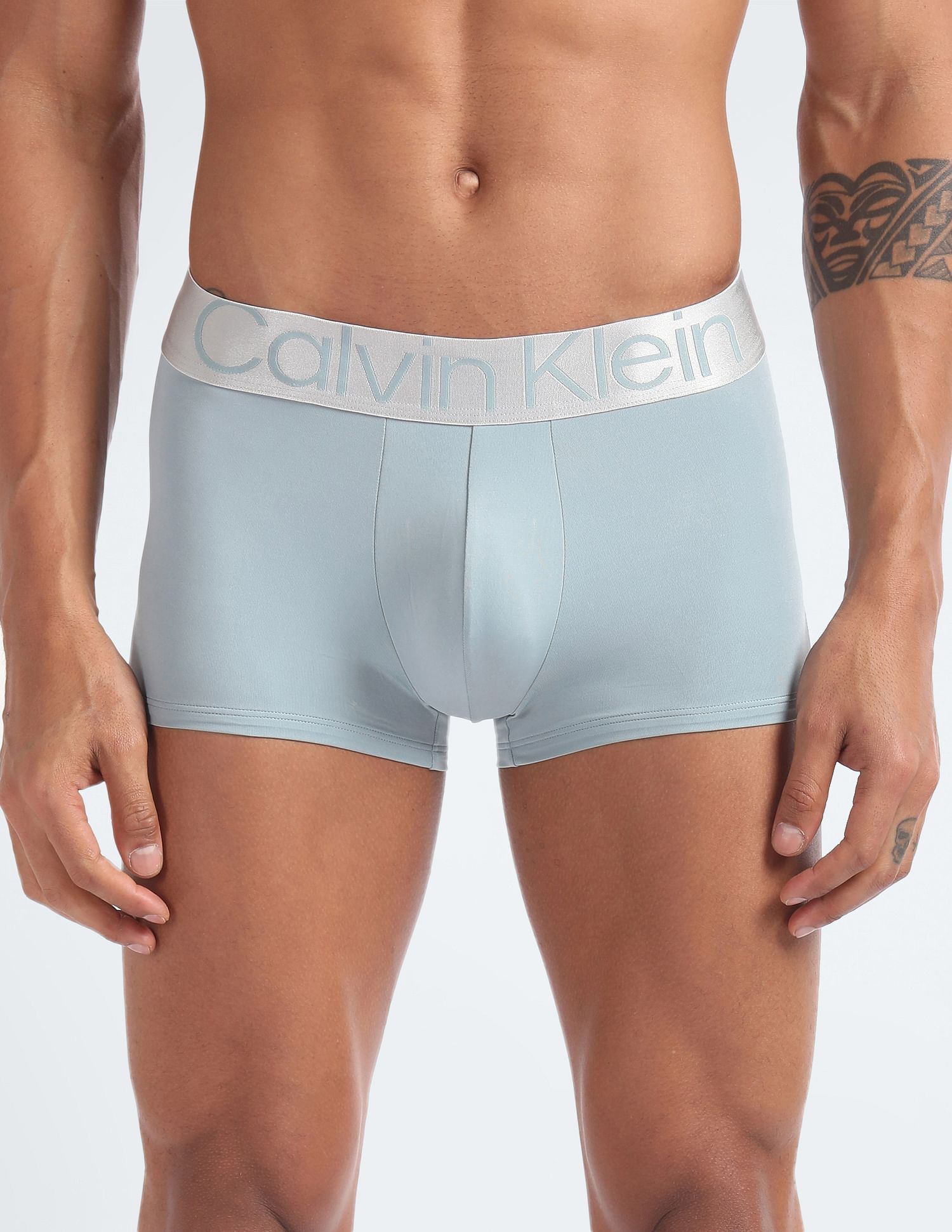 Calvin Klein Underwear Reprocessed Polyester Low Rise Trunks - Pack Of 3