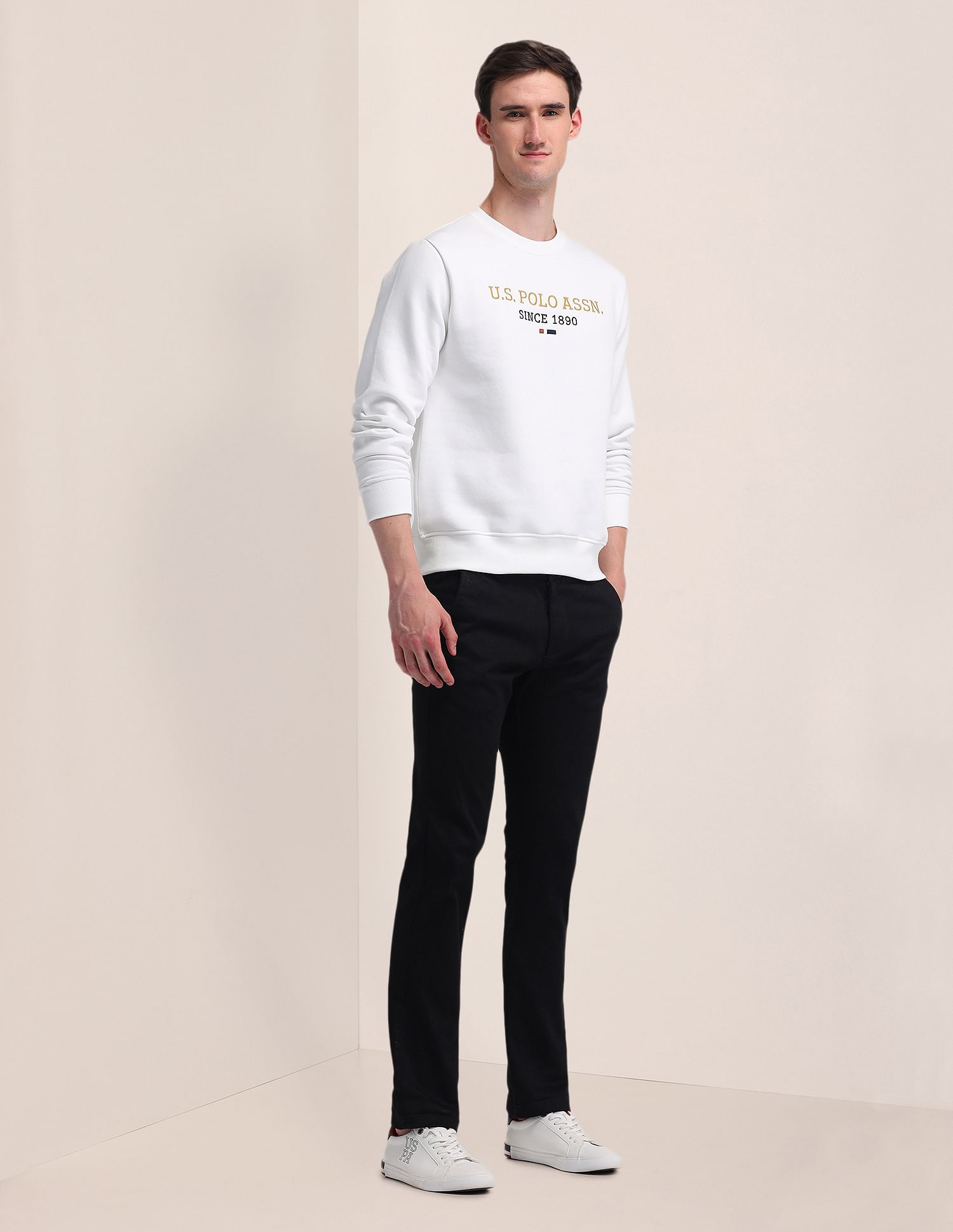 U.S. Polo Assn. Denim Co. Regular Fit Embroidered Sweatshirt
