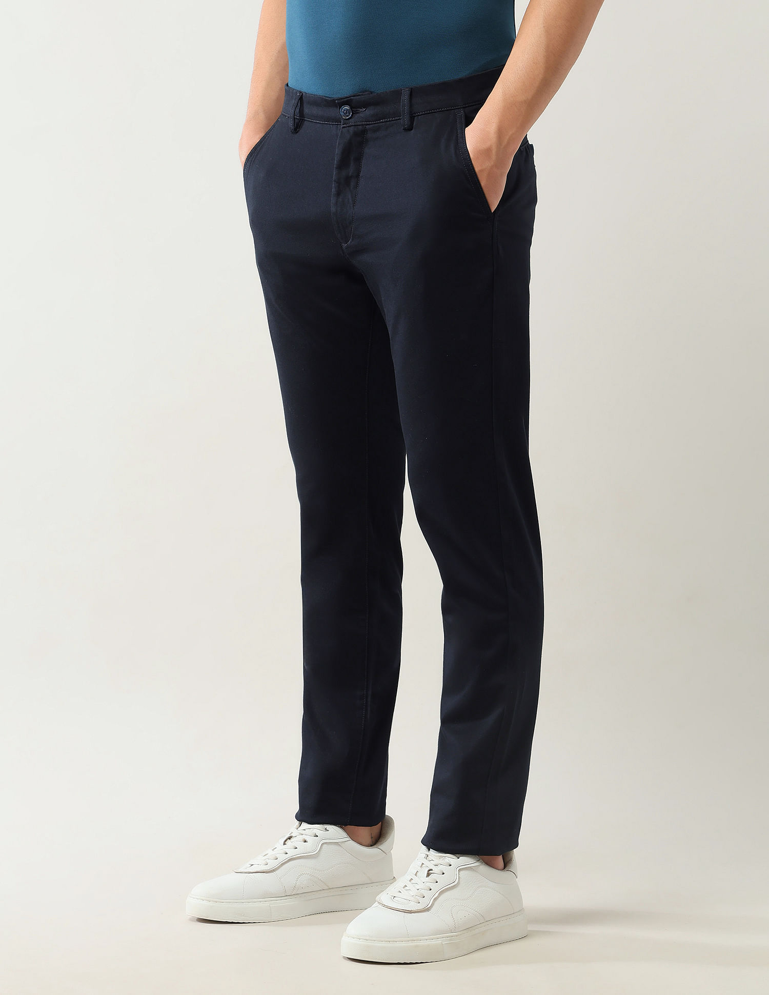Arrow Sport Dobby Slim Fit Trousers