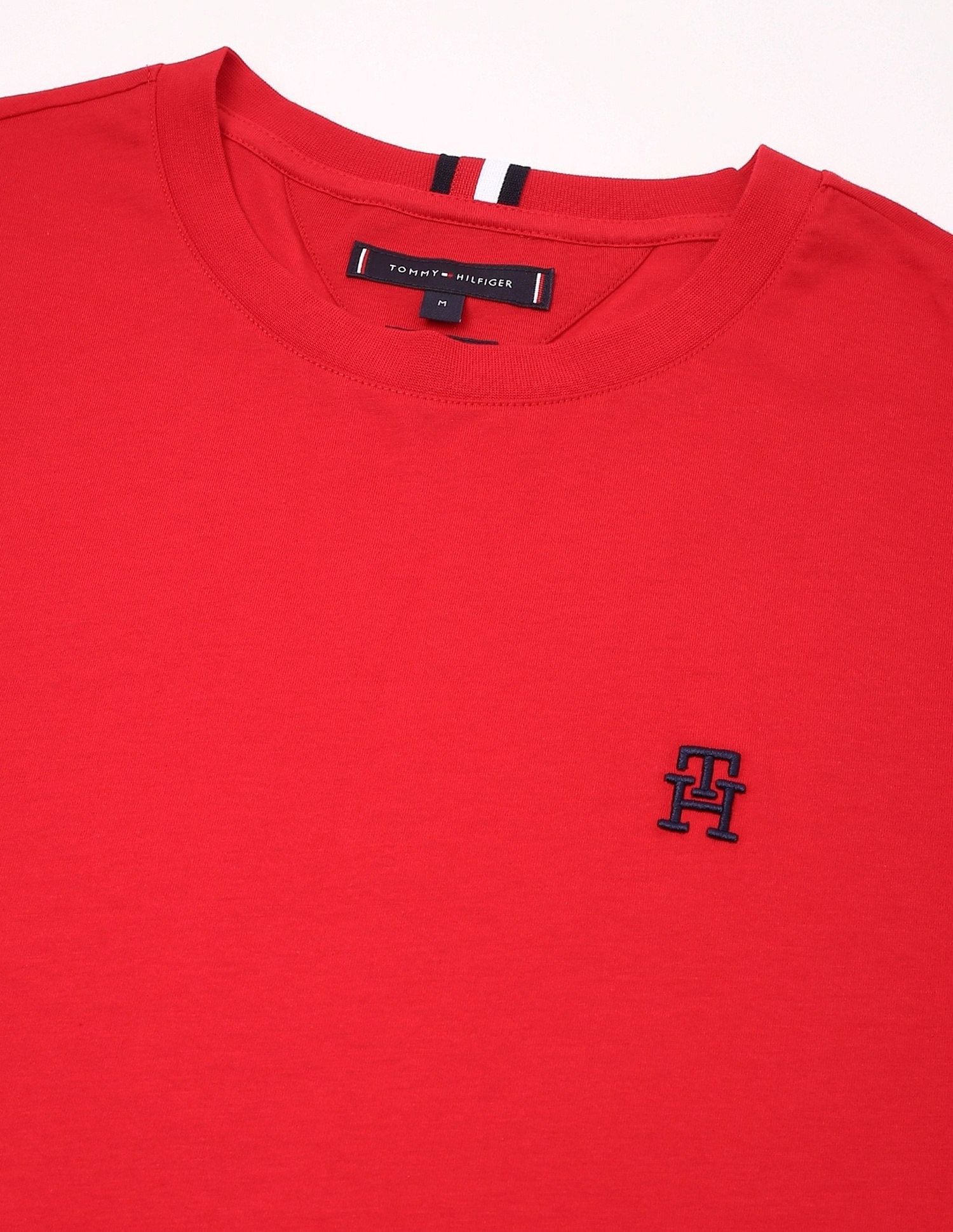 Tommy Hilfiger Solid Regular-Fit Cotton T-Shirt
