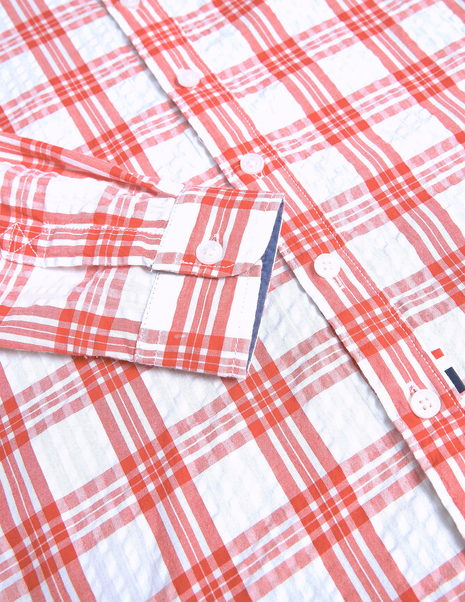 U.S. Polo Assn. Kids Boys Seersucker Check Shirt