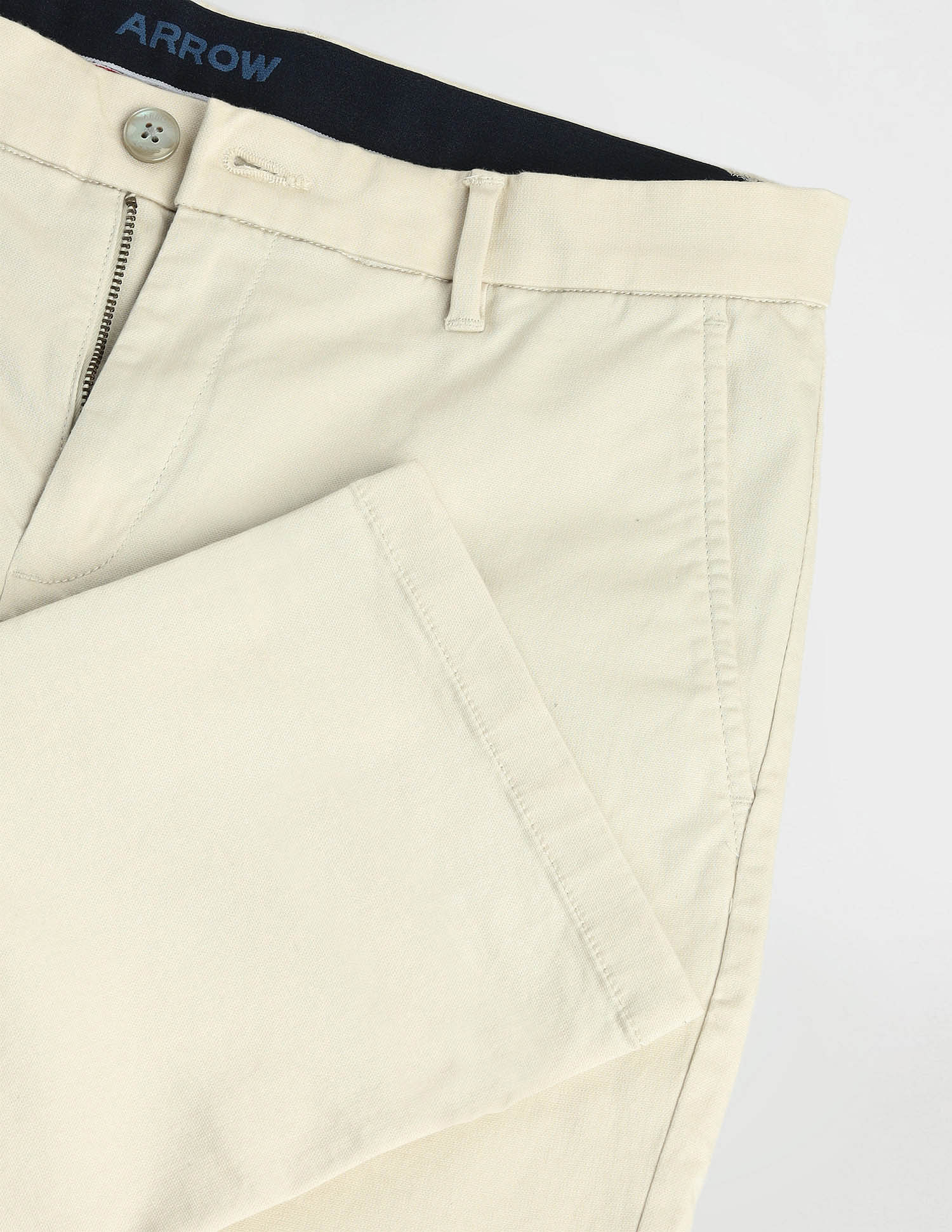 Arrow Sport Mid Rise Regular Fit Trousers