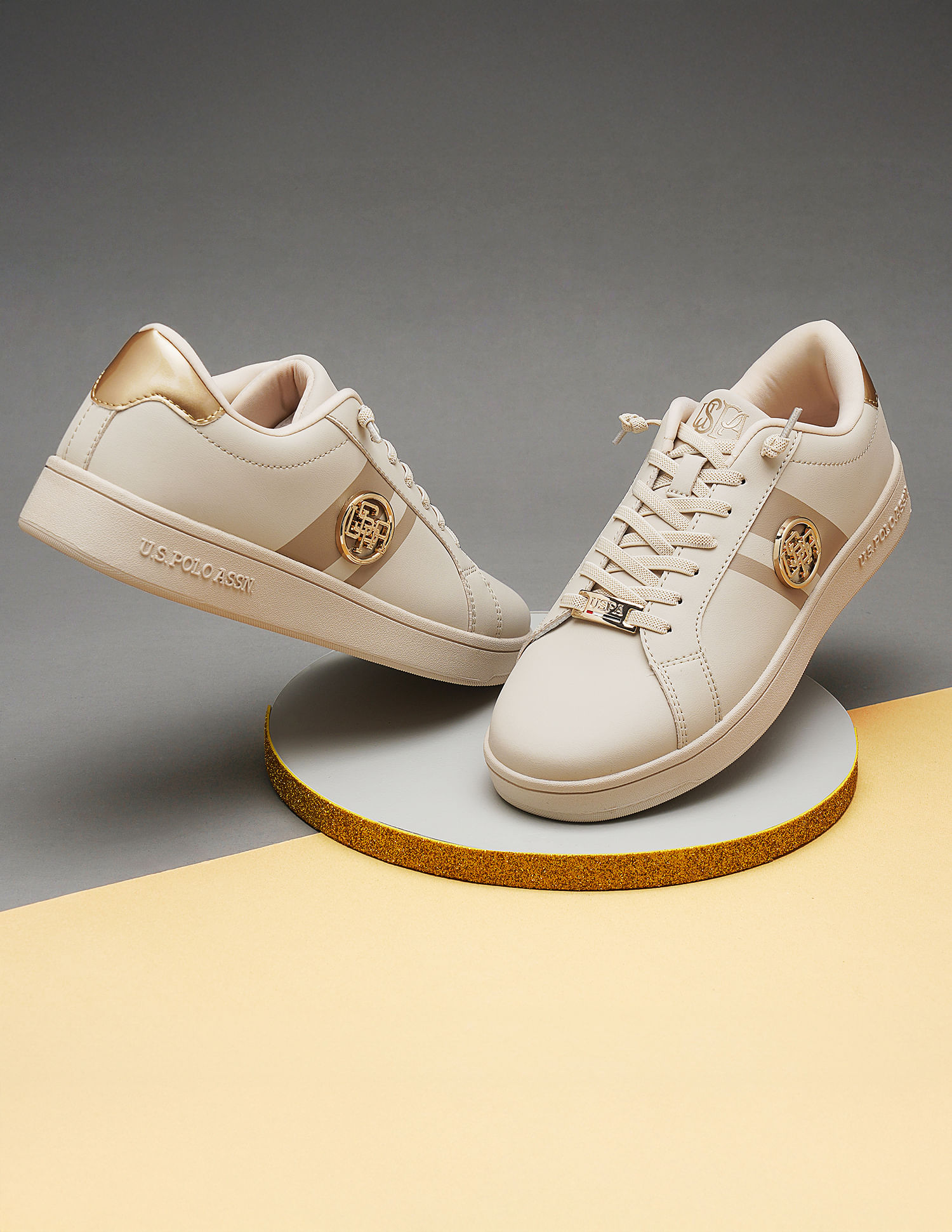 U.S. Polo Assn. Women Kate 3.0 Glitter Sneakers