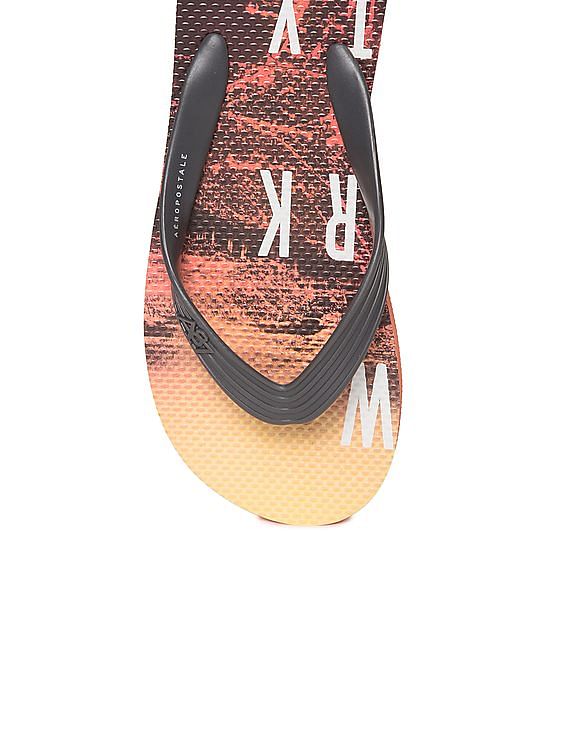 Aeropostale V-Strap Printed Flip Flops
