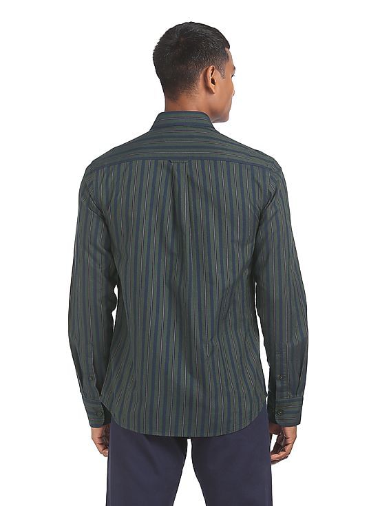 U.S. Polo Assn. Button Down Collar Striped Shirt
