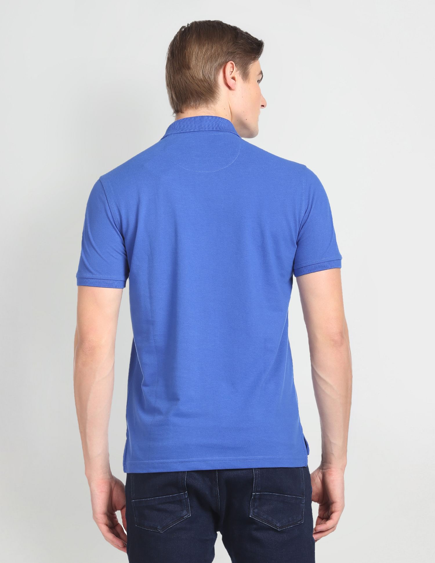 Arrow Sport Solid Pique Polo Shirt