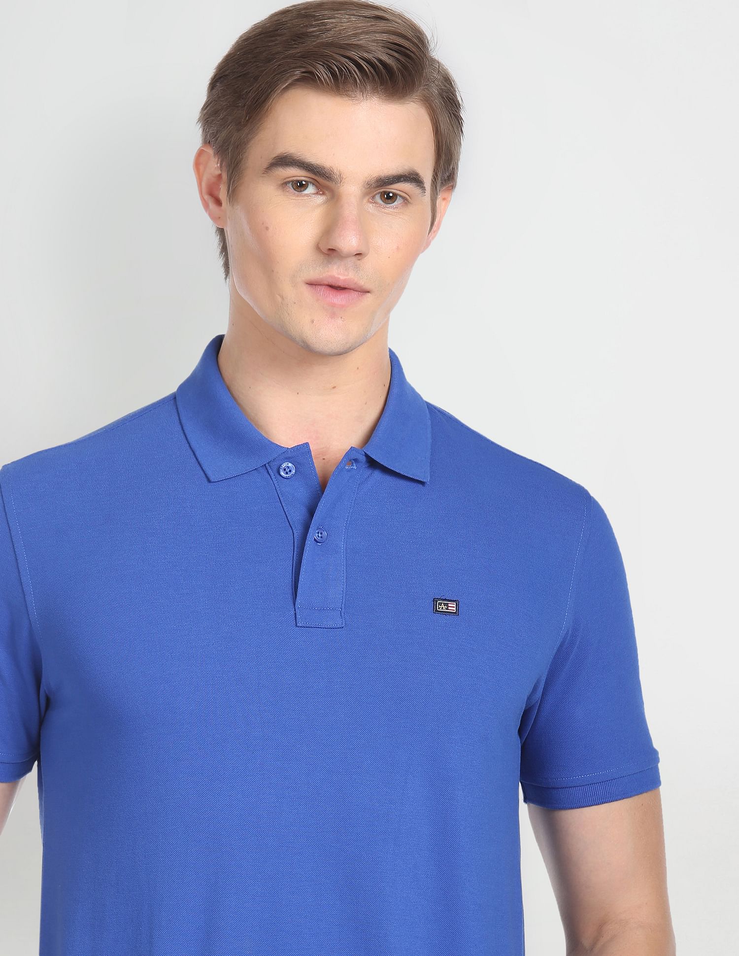 Arrow Sport Solid Pique Polo Shirt