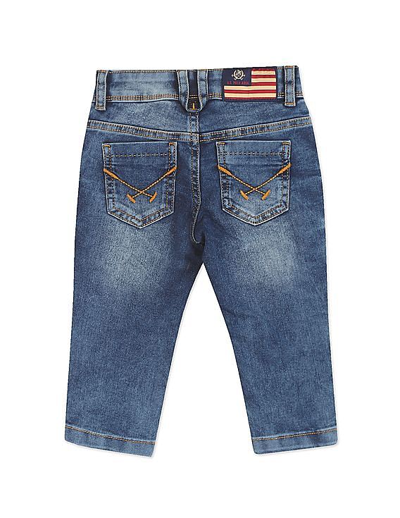 U.S. Polo Assn. Kids Mid Rise Regular Fit Jeans