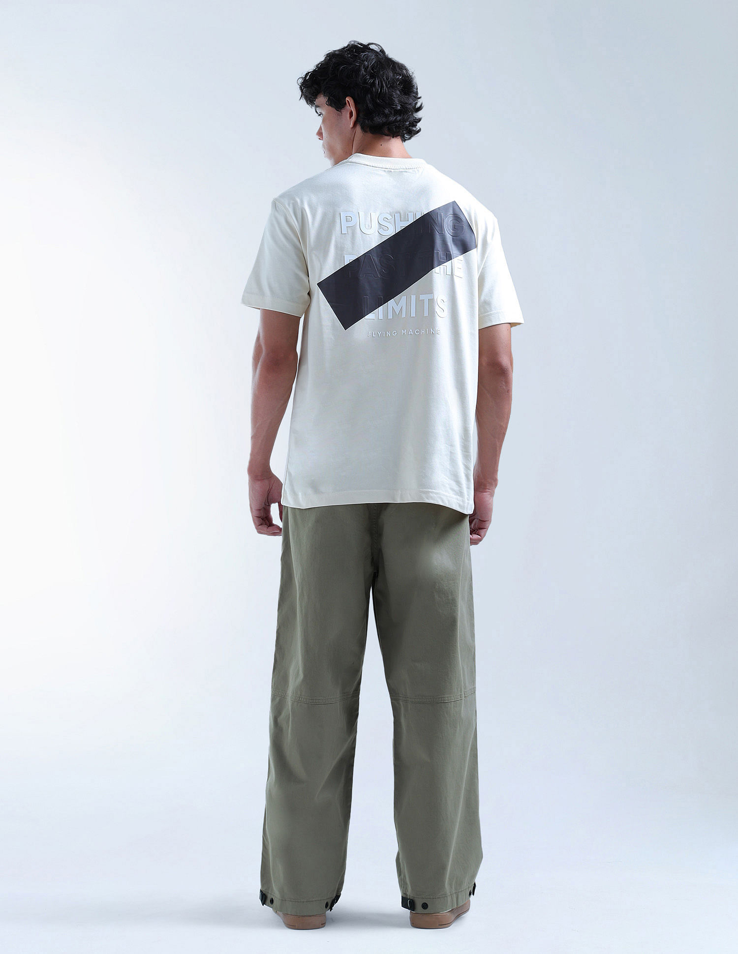 Flying Machine Twill Relaxed Fit Cargos