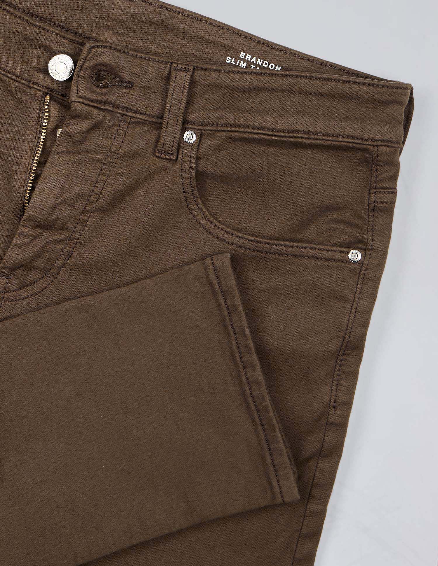 U.S. Polo Assn. Denim Co. Brandon Slim Tapered Fit Brown Jeans