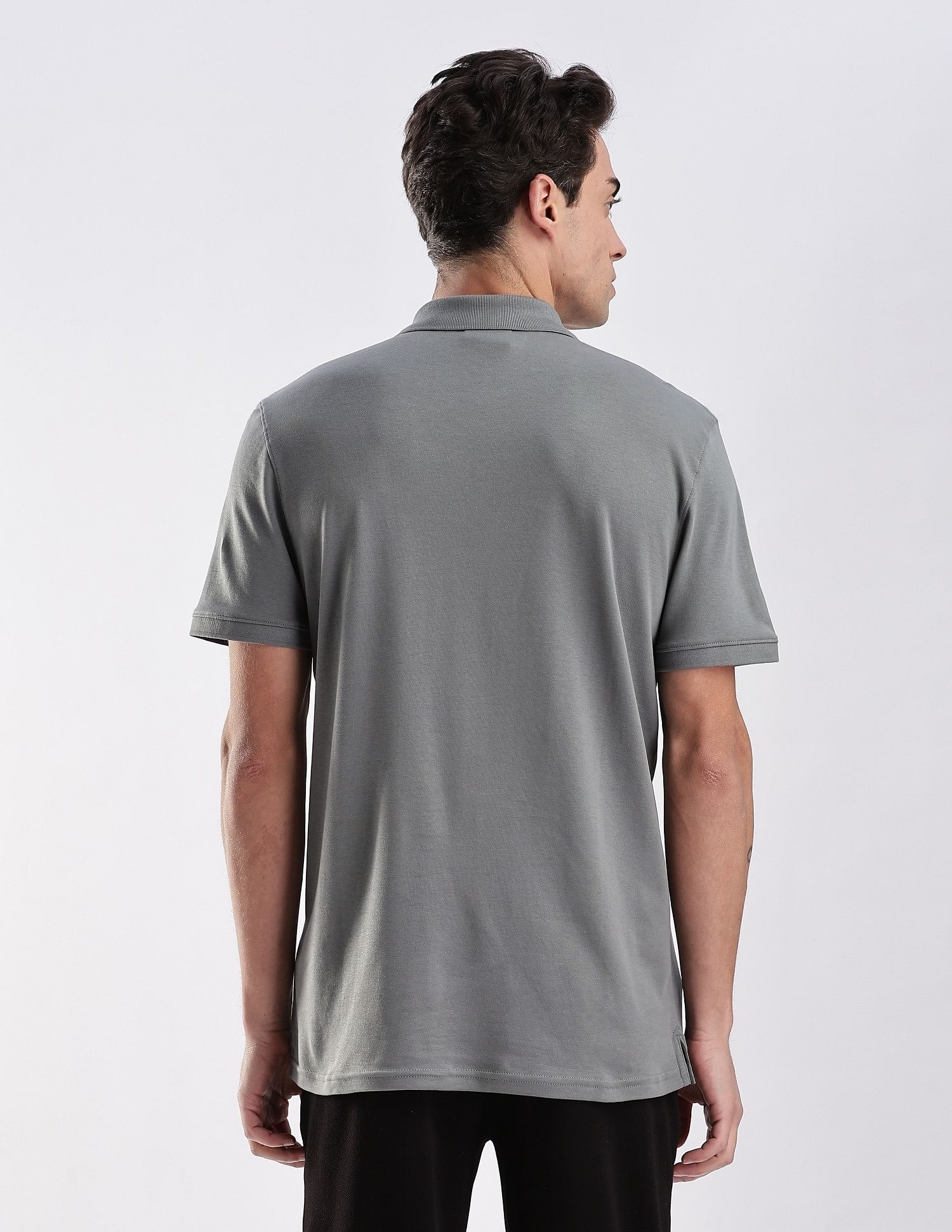 Calvin Klein Jeans Regular-Fit Solid Cotton Polo Shirt
