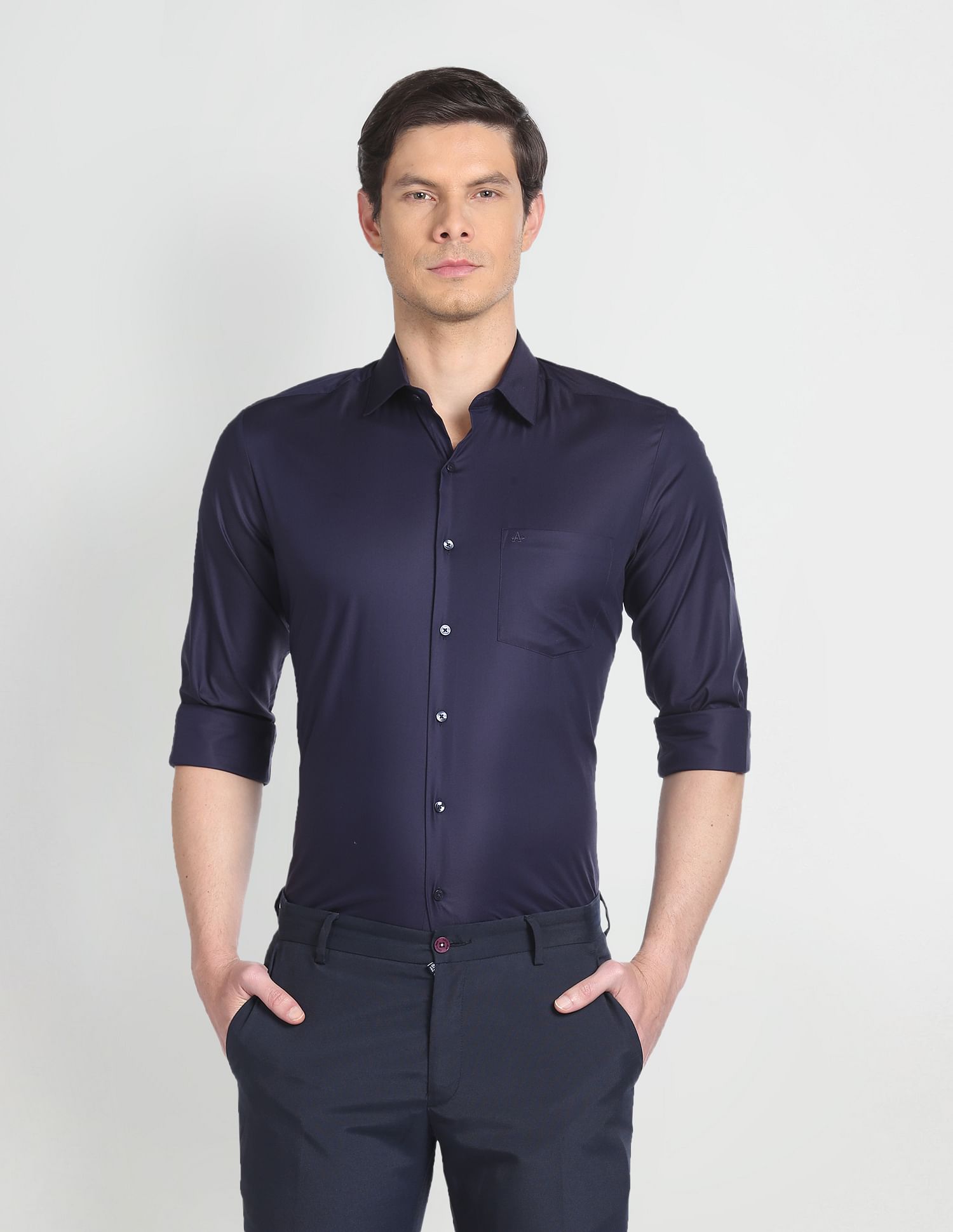Arrow Sateen Slim Fit Formal Shirt