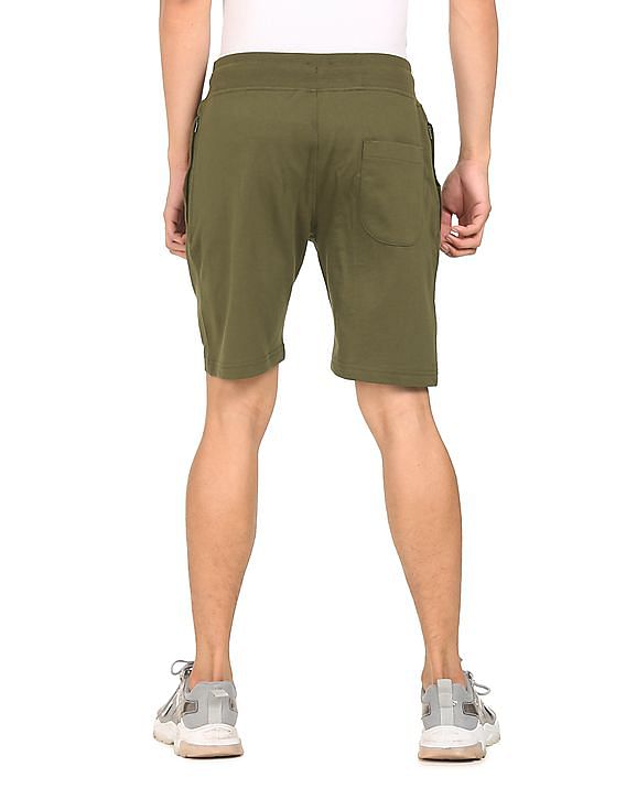 U.S. Polo Assn. Mid Rise Solid Shorts
