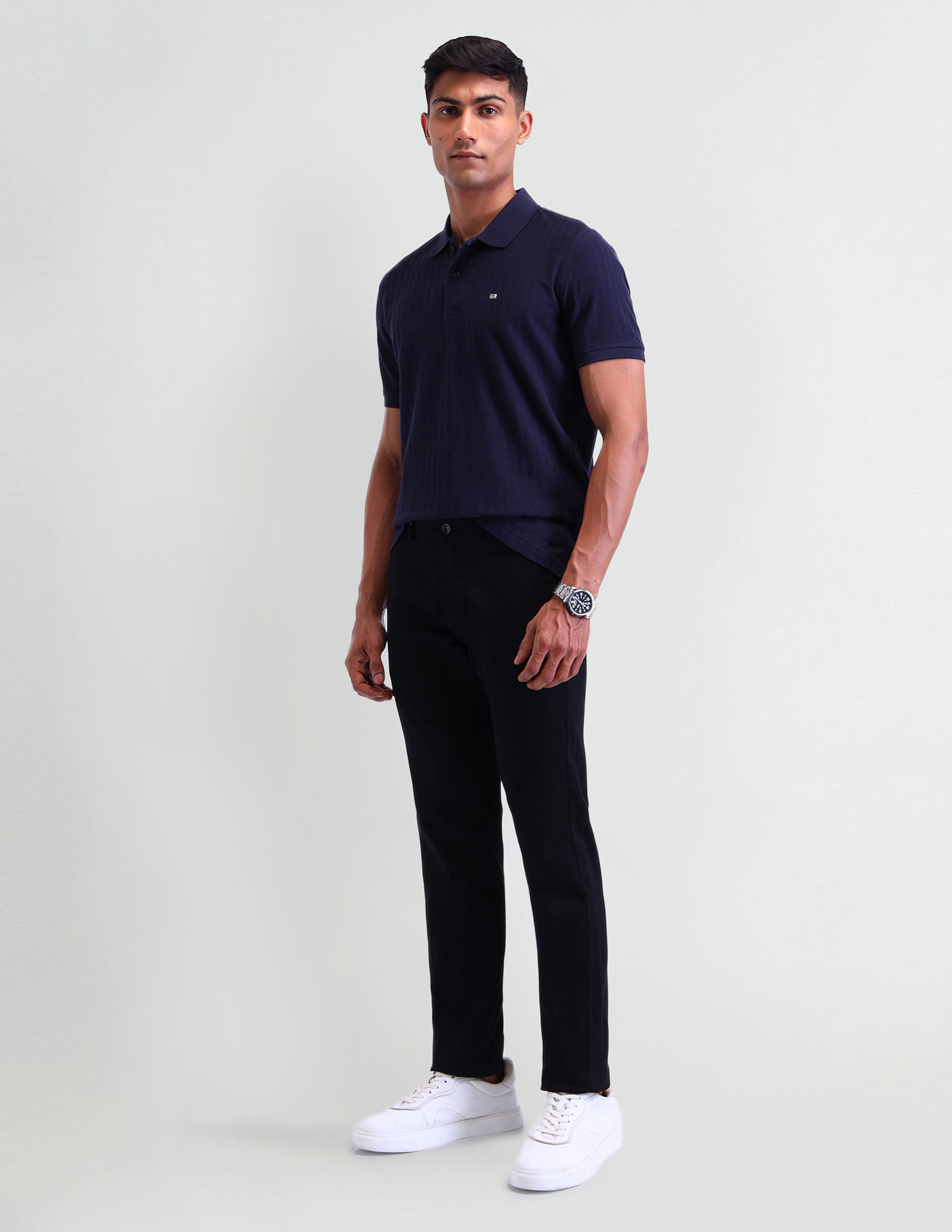 Arrow Sport Textured Regular Fit Polo Shirt