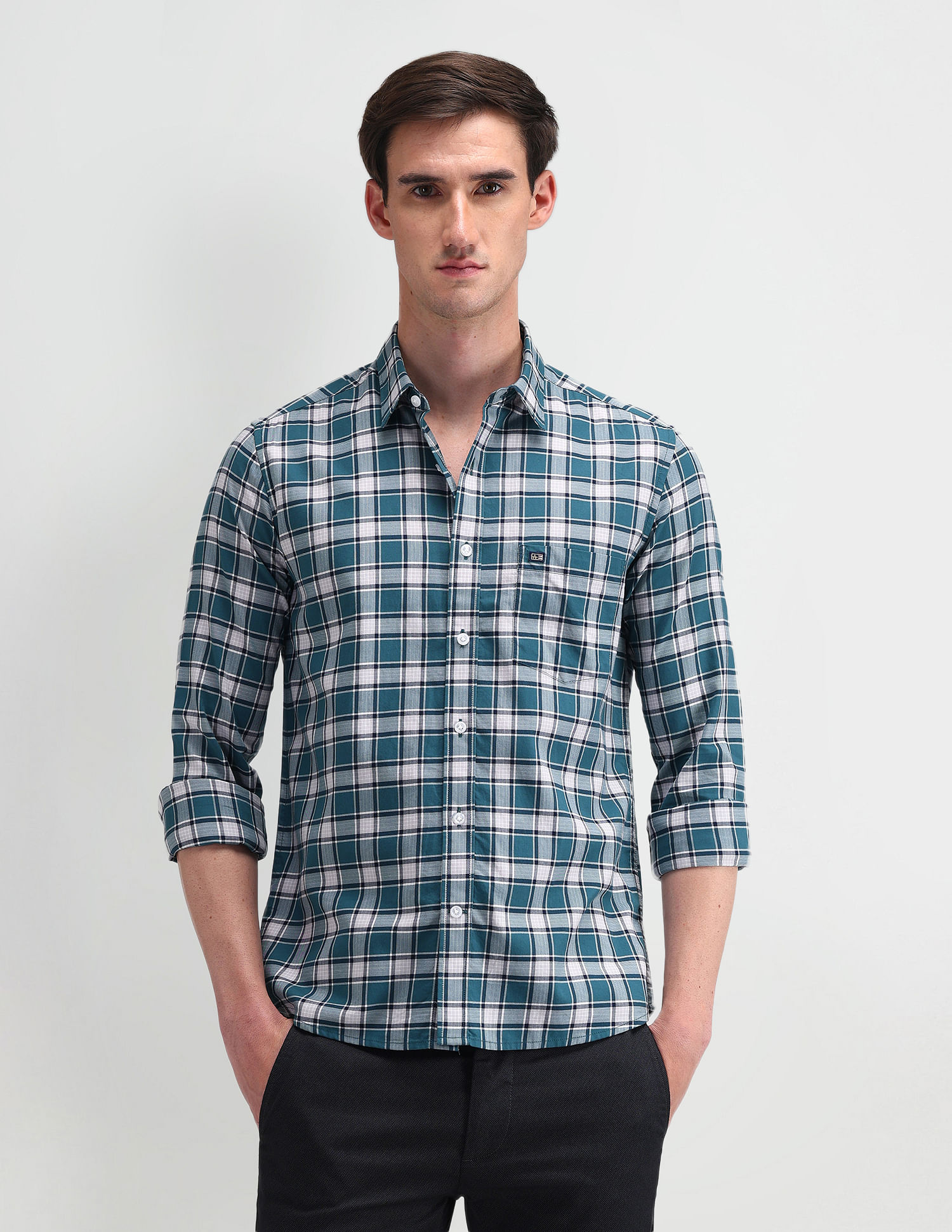 Arrow Sport Brooklyn Fit Checked Shirt