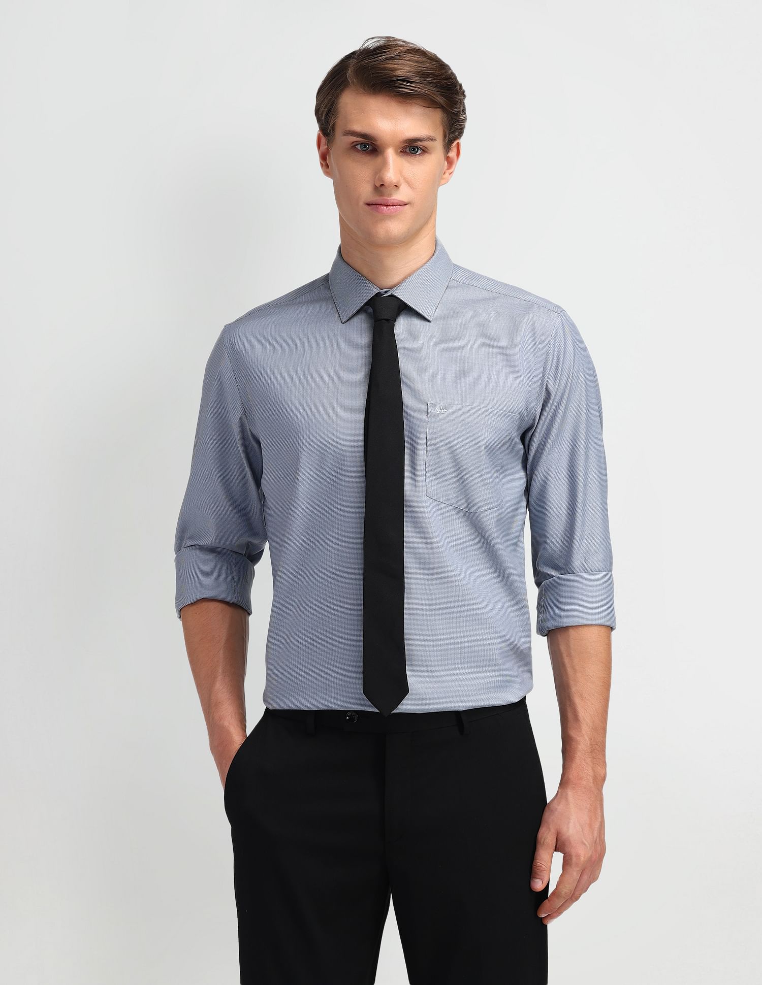 Arrow Liberty Classic Fit Textured Shirt