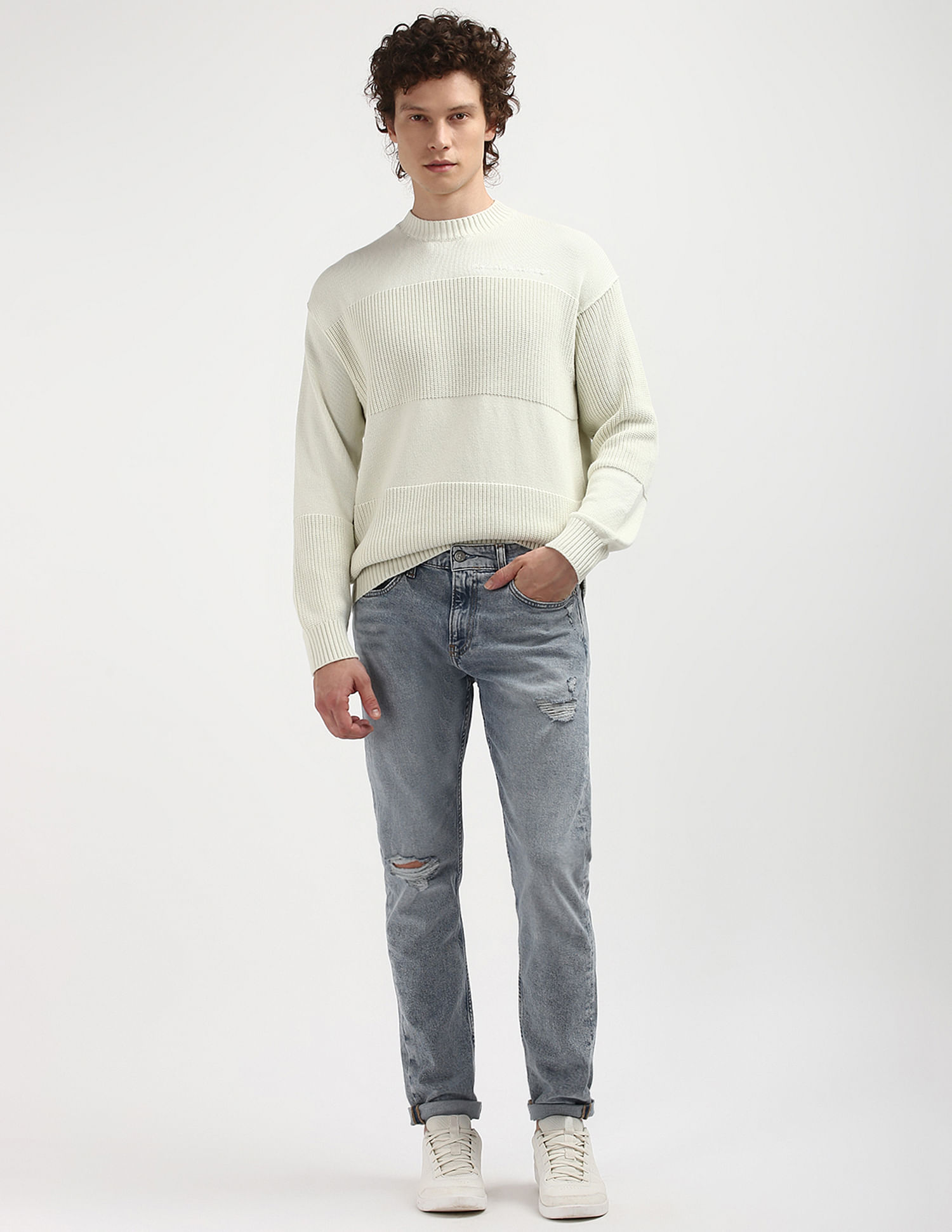 Calvin Klein Organic Cotton Crew Neck Sweater