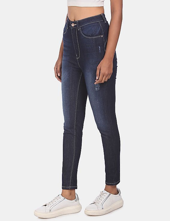 Flying Machine Women High Rise Twiggy Super Skinny Fit Jeans