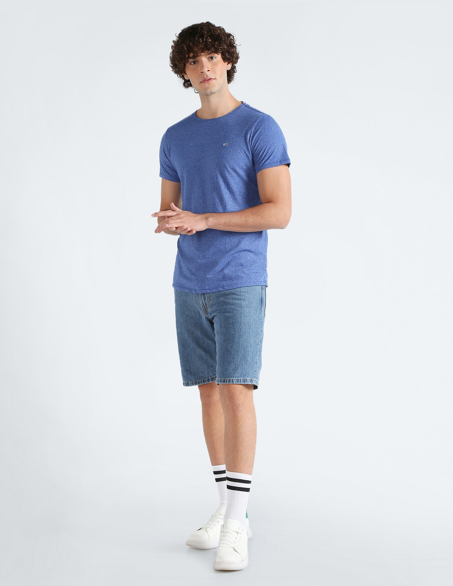 Tommy Hilfiger Slim Fit Heathered T-Shirt