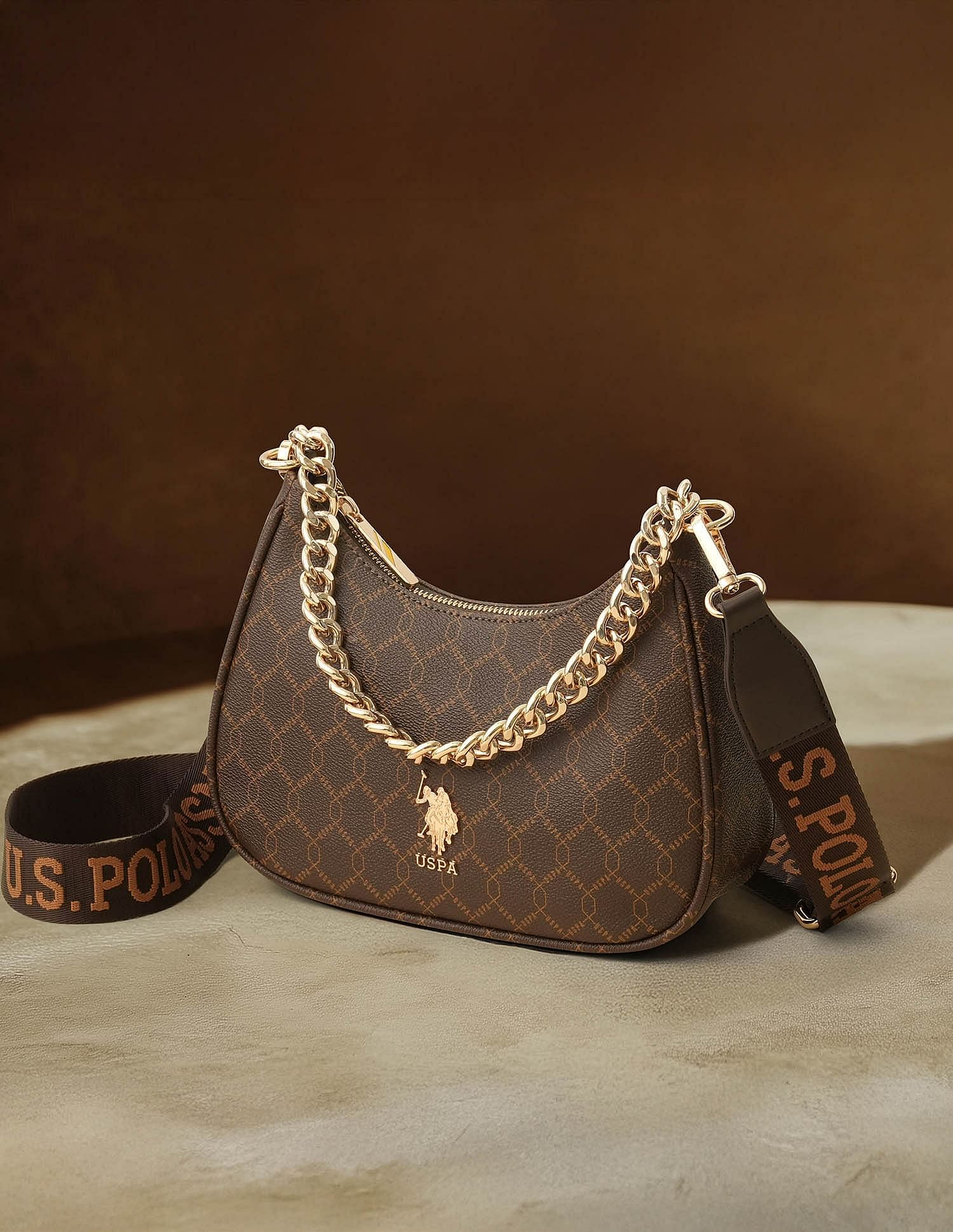 U.S. Polo Assn. Kali Monogram Shoulder Bag