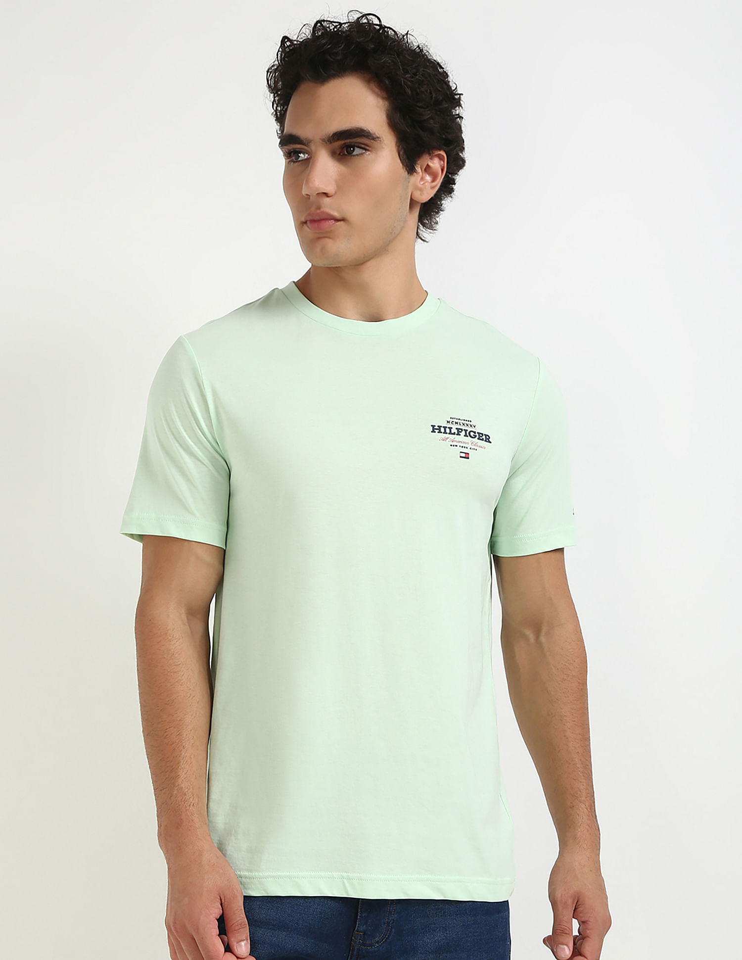 Tommy Hilfiger Logo Regular-Fit Cotton T-Shirt