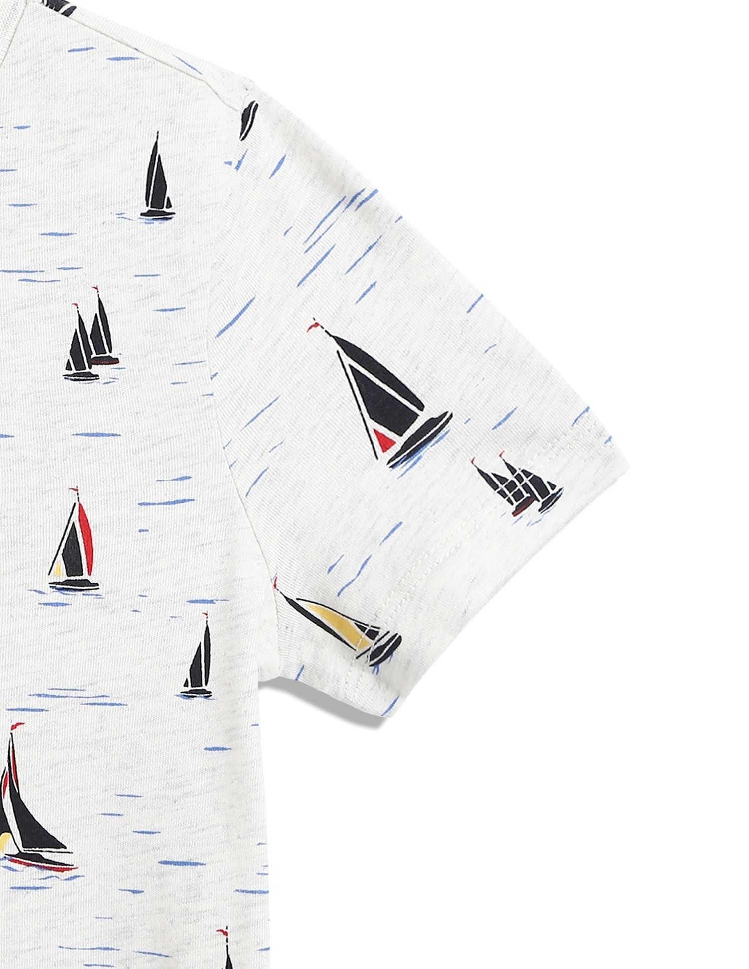Tommy Hilfiger Kids Boys Printed Regular-Fit Cotton T-Shirt