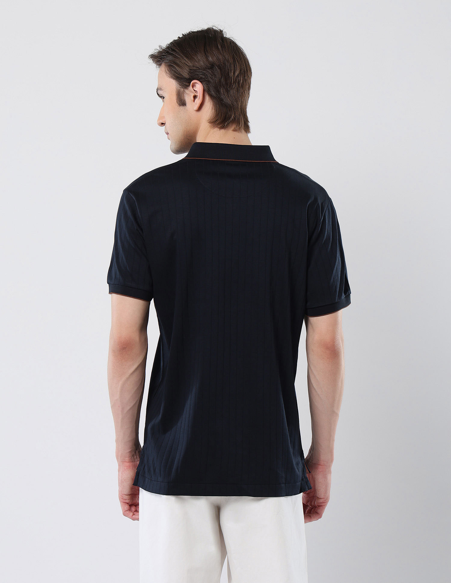 U.S. Polo Assn. Textured Cotton 135 Anniversary Polo Shirt