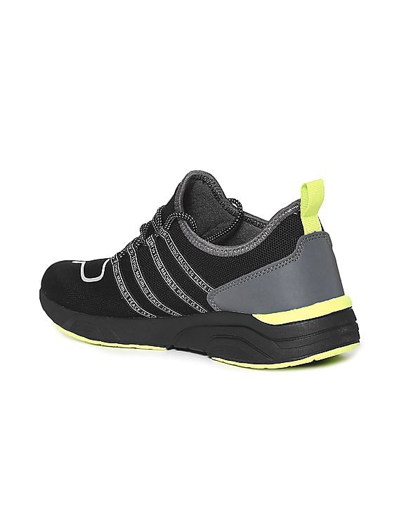 Flying Machine Men Mid Top Hype Knit Sneakers